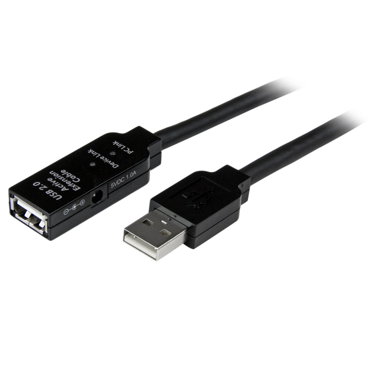 Startech.Com 20M Usb 2.0 Active Extension Cable   M/F   Usb Extension Cable   Usb (M) To Usb (F)   Usb 2.0   66 Ft   Active   Bl