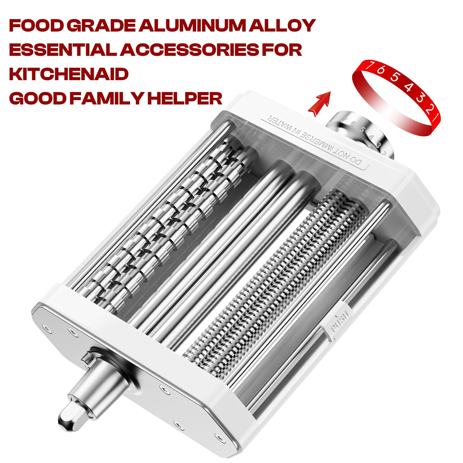 Pasta Attachment For Kitchenaid Stand Mixer, 3 In 1 Set Pasta Maker Kitchenaid Attachment Includes Spaghetti Cutter, Pasta Sheet