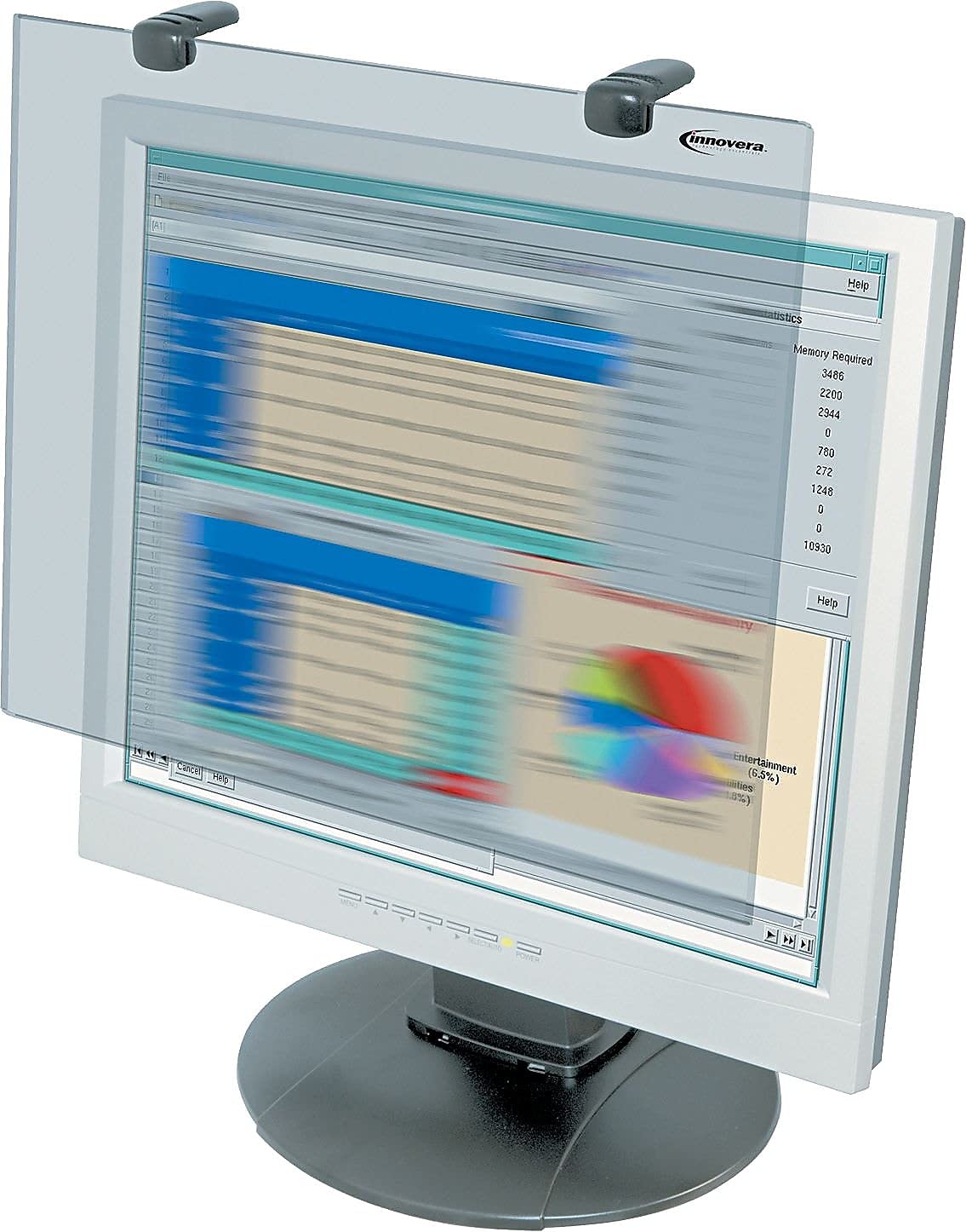Innovera 46413 Premium Anti Glare Blur Privacy Monitor Filter For 19 To 20 Inches Lcd (Ivr46413)