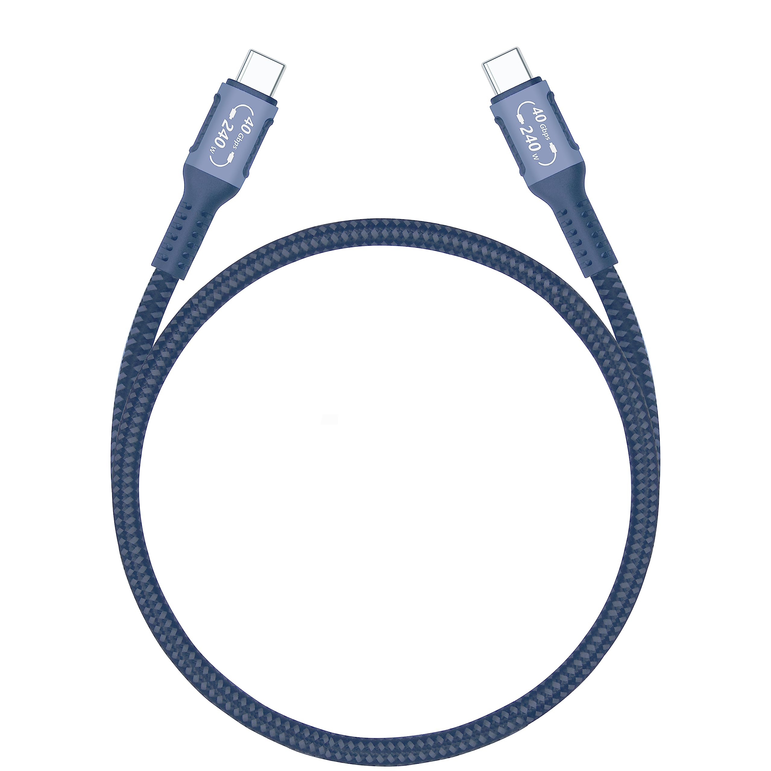 Dhaxipo Usb 4 For Thunderbolt 4 Cable 2.6Ft/0.8M,40 Gbps Data Transfer With 240W And 4K@144Hz 5K@ 60Hz Or 8K@30Hz,Compatible Wit