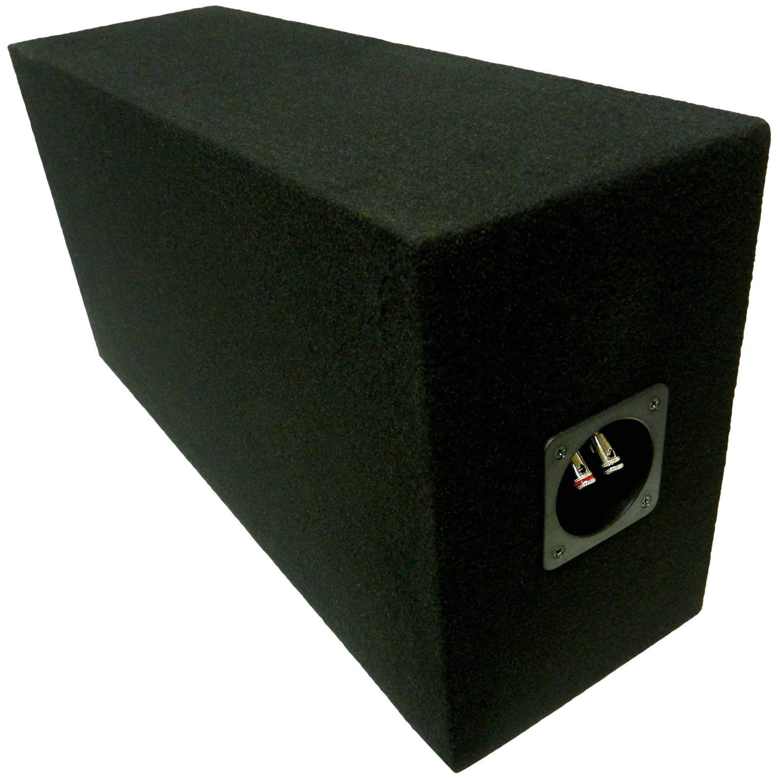 Bass Rockers 2x2 Speaker Pod Enclosure Box BRCH8 for 8" Midrange/Woofer & 3.75" Tweeters Black Carpet