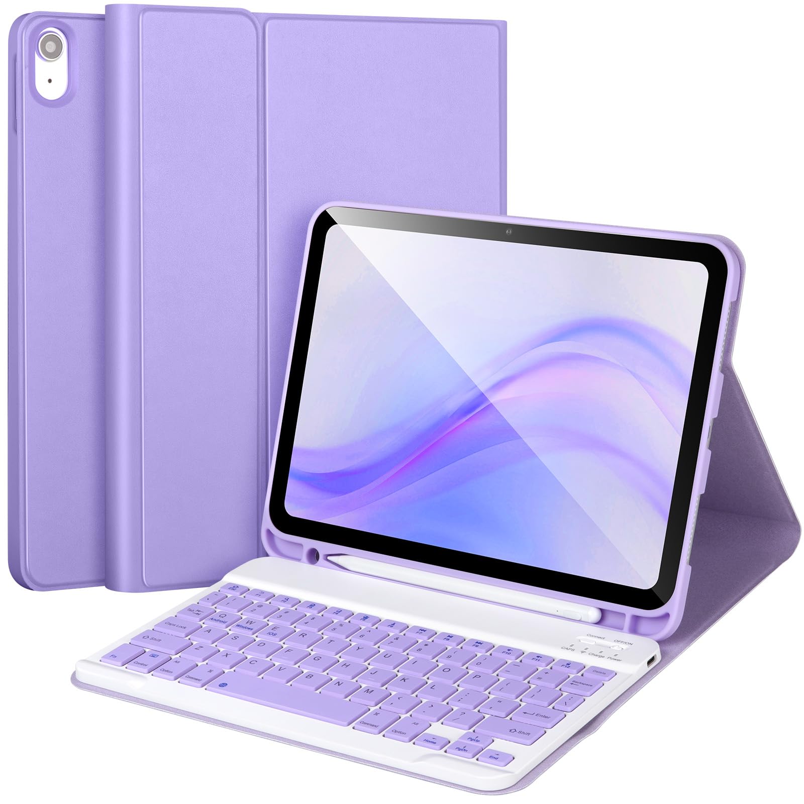 Ahywtan Ipad 10Th Generation Case With Keyboard,Keyboard Case For Ipad 10Th Gen 2022 10.9Keyboard For Ipad 10Th Gen With Pencil