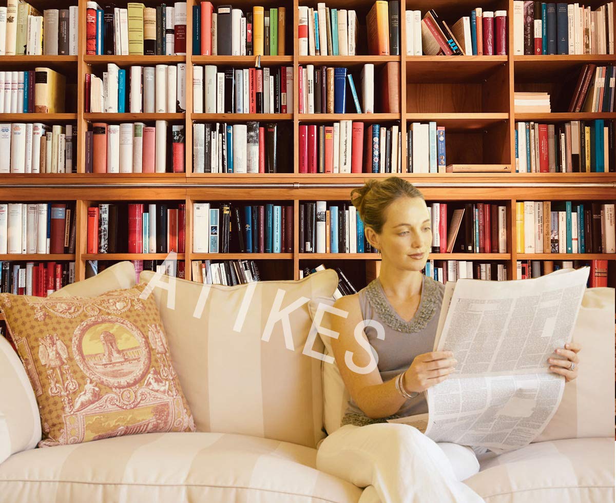 Aiikes 7X5Ft Bookcase Photography Backdrop School Library Study Bookshelf Scene Children Photography Backgrounds Customized Phot