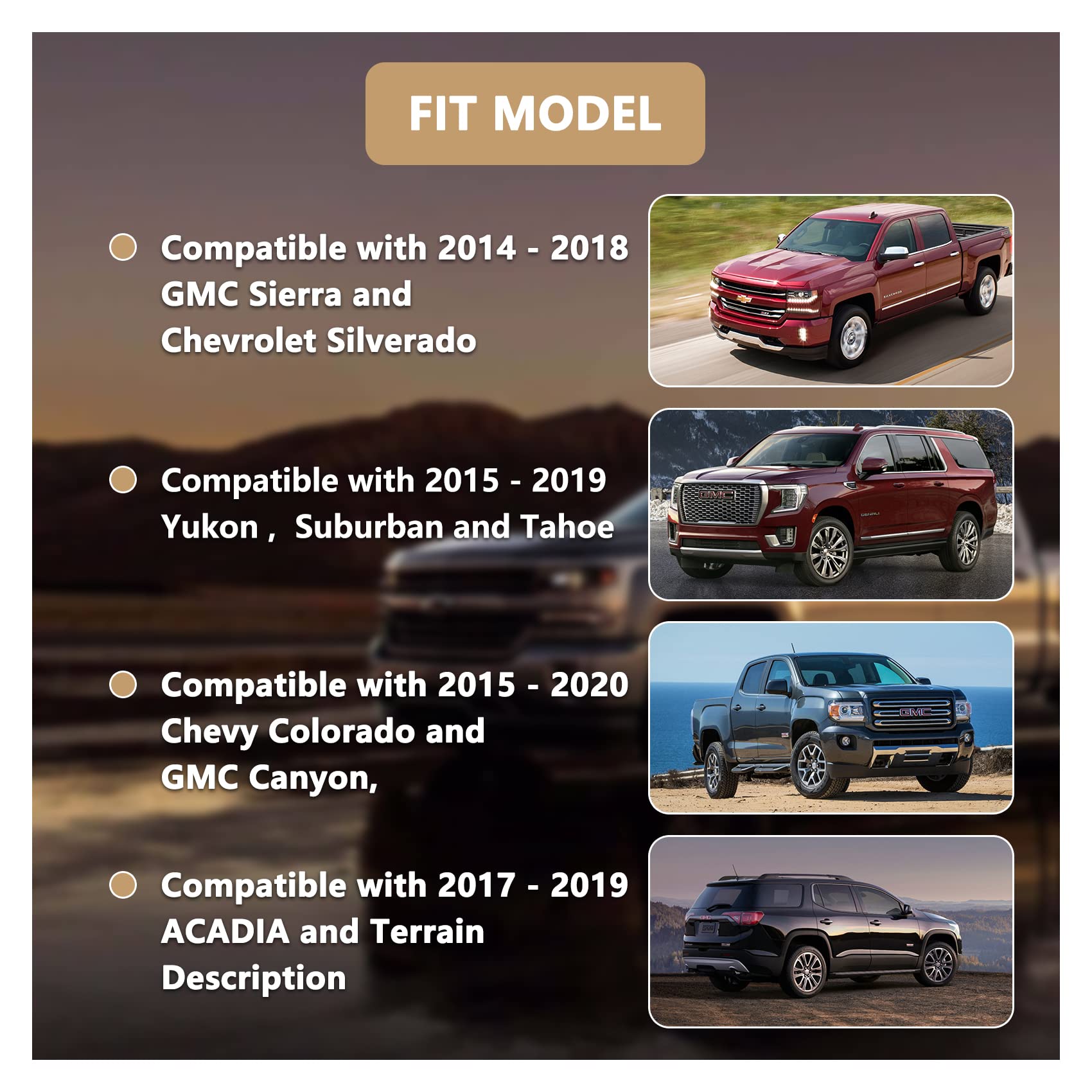 Fit Gmc 8'' Touch Screen   Lcd Display Touch Screen Replacement New Oem Compatible With 2015 2018 Chevrolet Silverado Suburban T