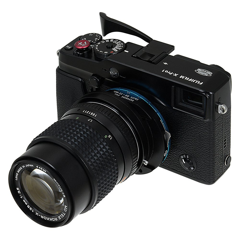 Fotodiox Pro Lens Mount Shift Adapter Minolta Sr (Md/Mc) Mount Lenses To Fujifilm X-Series Mirrorless Camera Adapter - Fits X-Mo