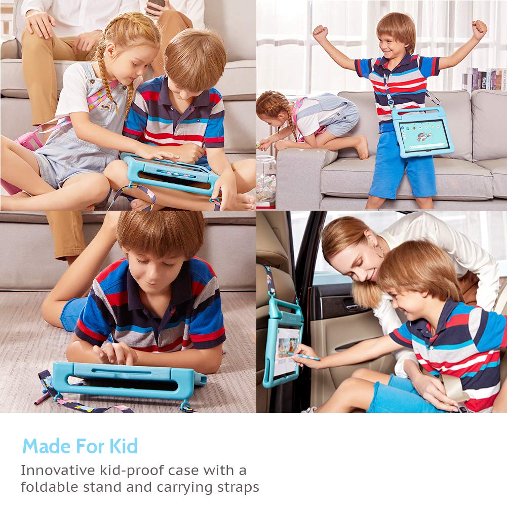 Dragon Touch Kids Tablet 10 Inch Ips Hd Display Android Tablets With 32Gb Storage, 2Gb Ram, Quad Core Processor, Kidoz Pre Insta