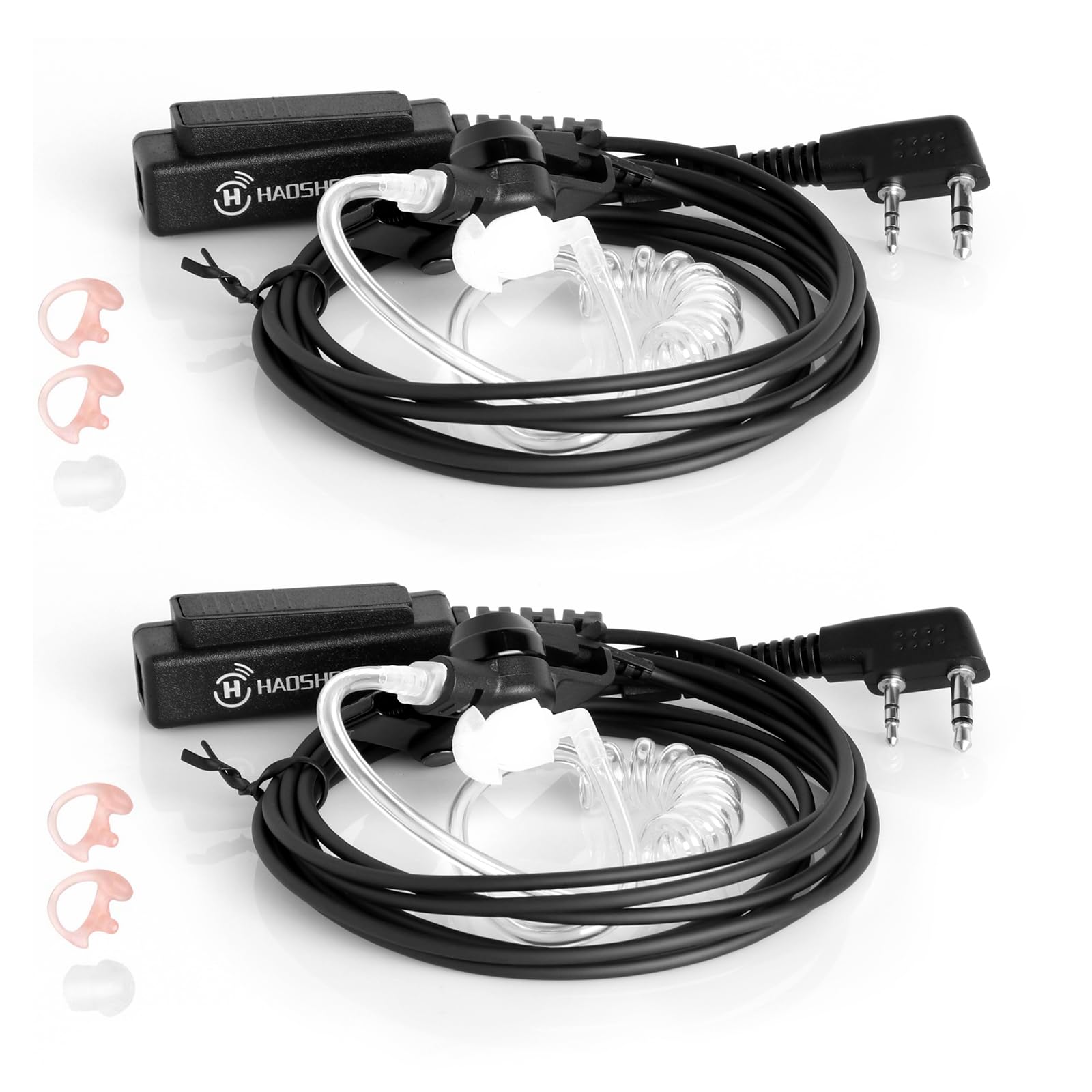 Walkie Talkie Earpiece With Mic/Ptt Acoustic Tube Headset For Kenwood Baofeng Samcom Btech Retevis Walkie Talkies Radios And Bf 