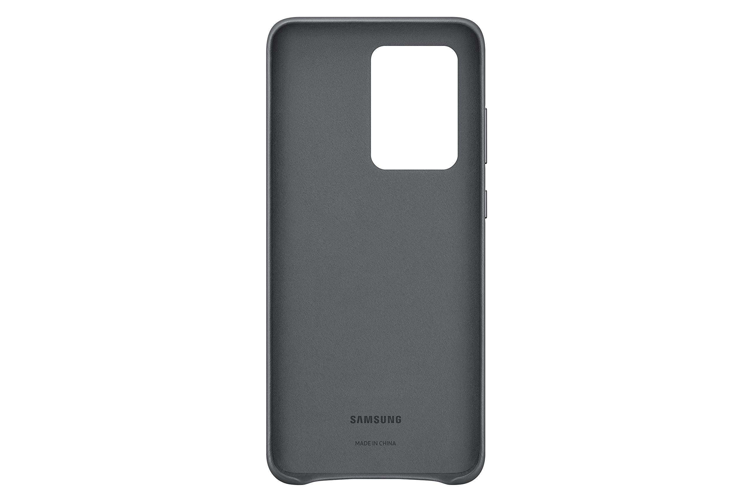 Samsung Original Galaxy S20 Ultra 5G Leather Cover/Mobile Phone Case - Grey