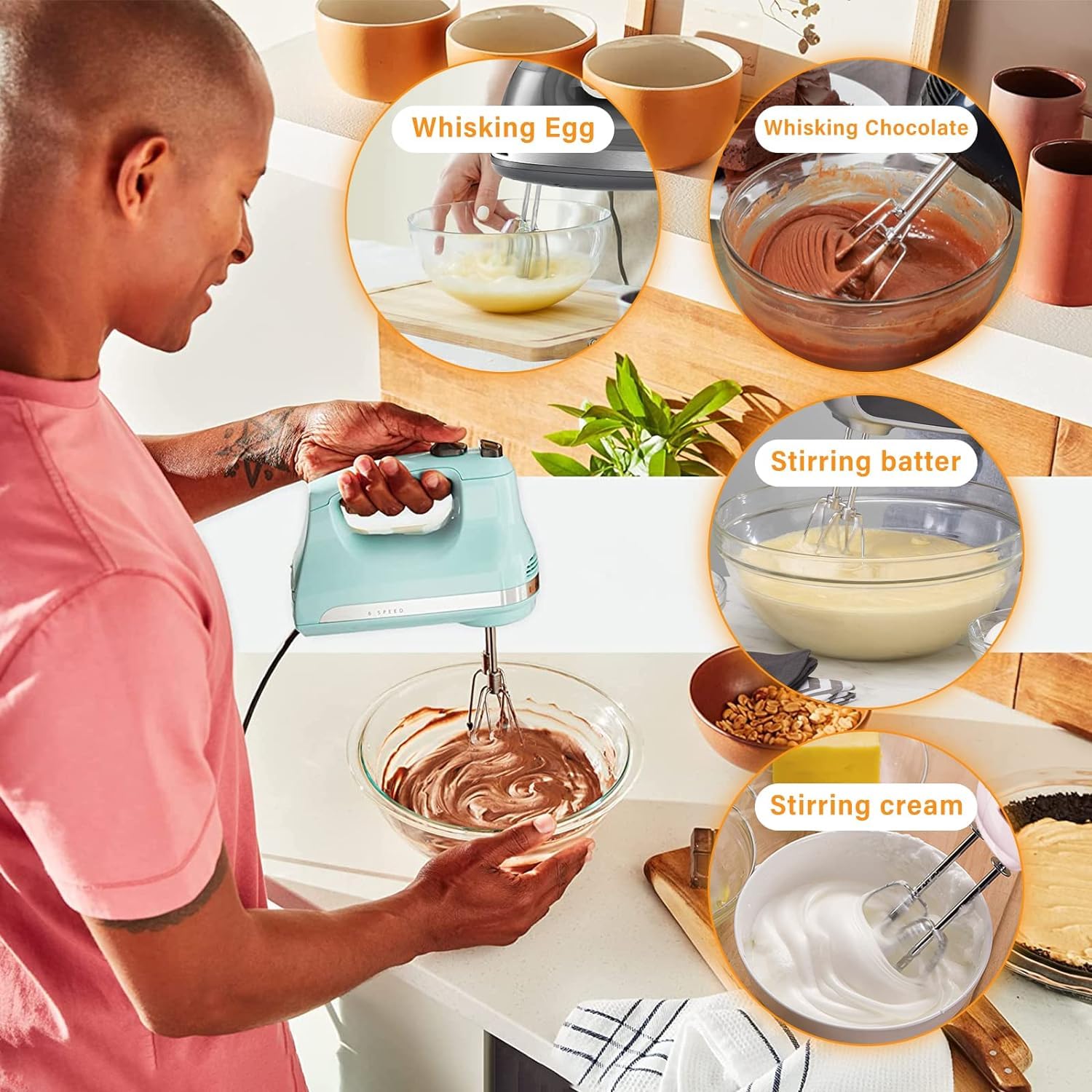 Hand Mixer Beaters Attachments For Kitchenaid Stainless Steel