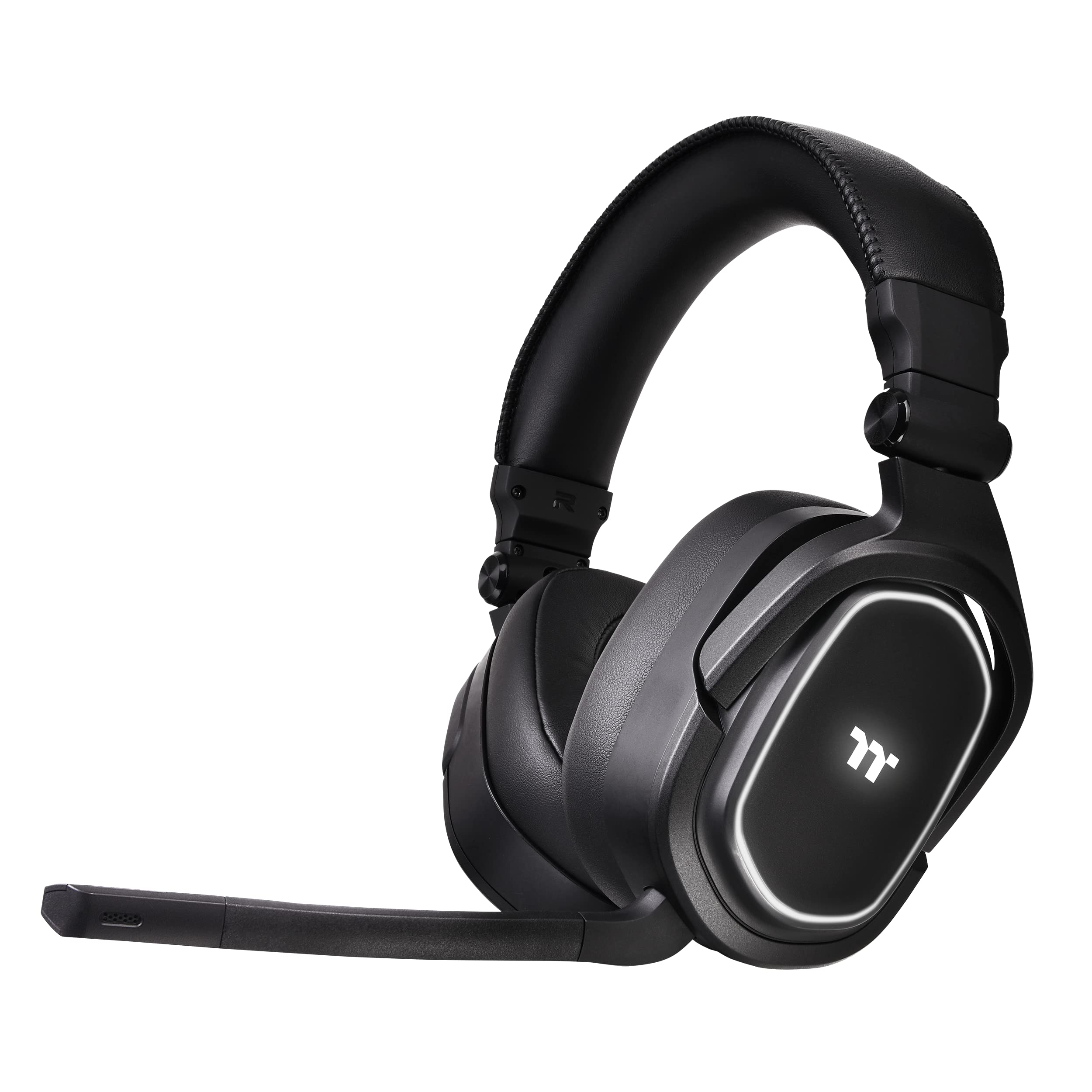 Thermaltake Argent H5 Wireless Headset, 40MM Hi-Res Drives, Compatible with PC, Xbox One, PS4, Mac, Black (GHT-THF-WIECBK-32)