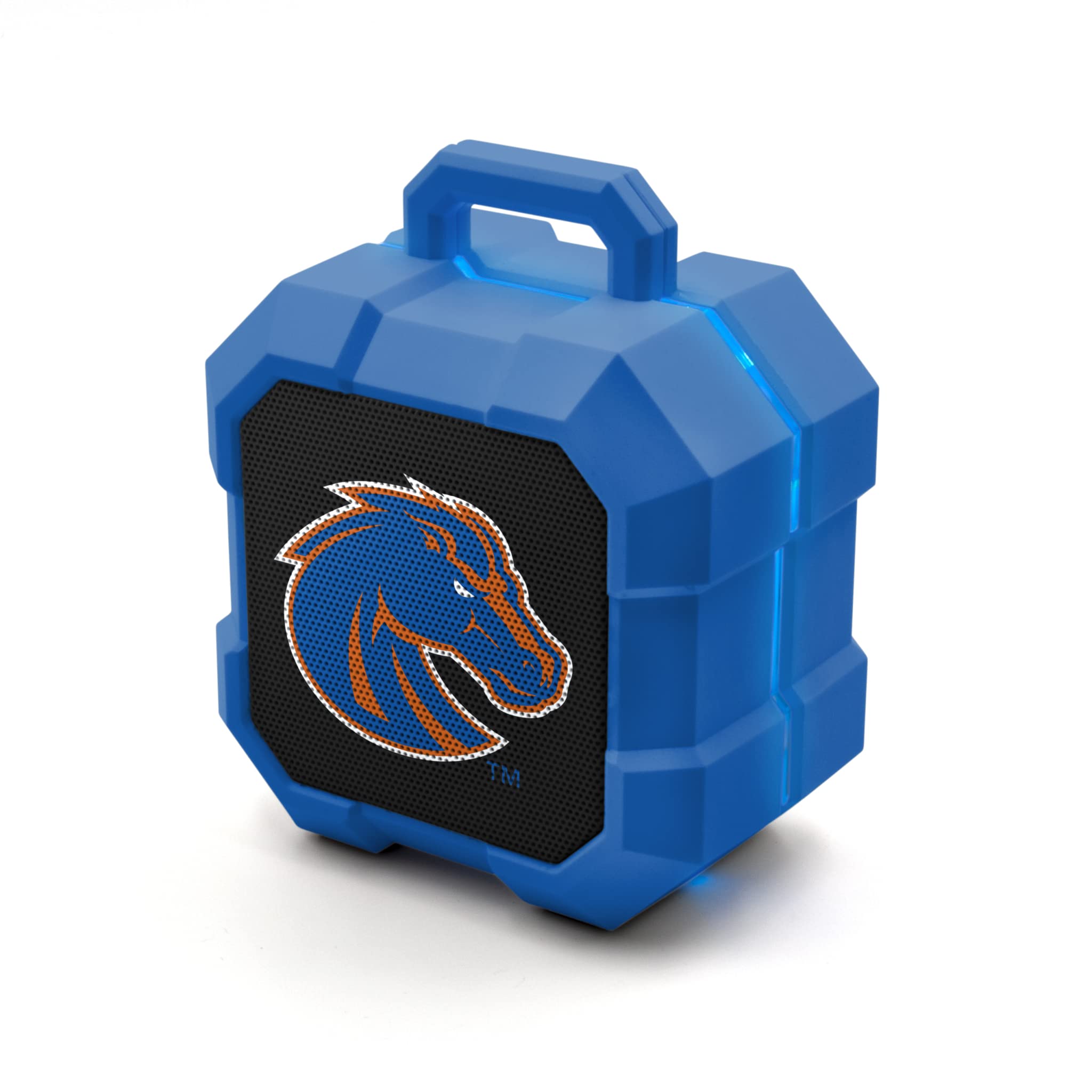 SOAR NCAA Shockbox LED Wireless Bluetooth Speaker, Boise State Broncos