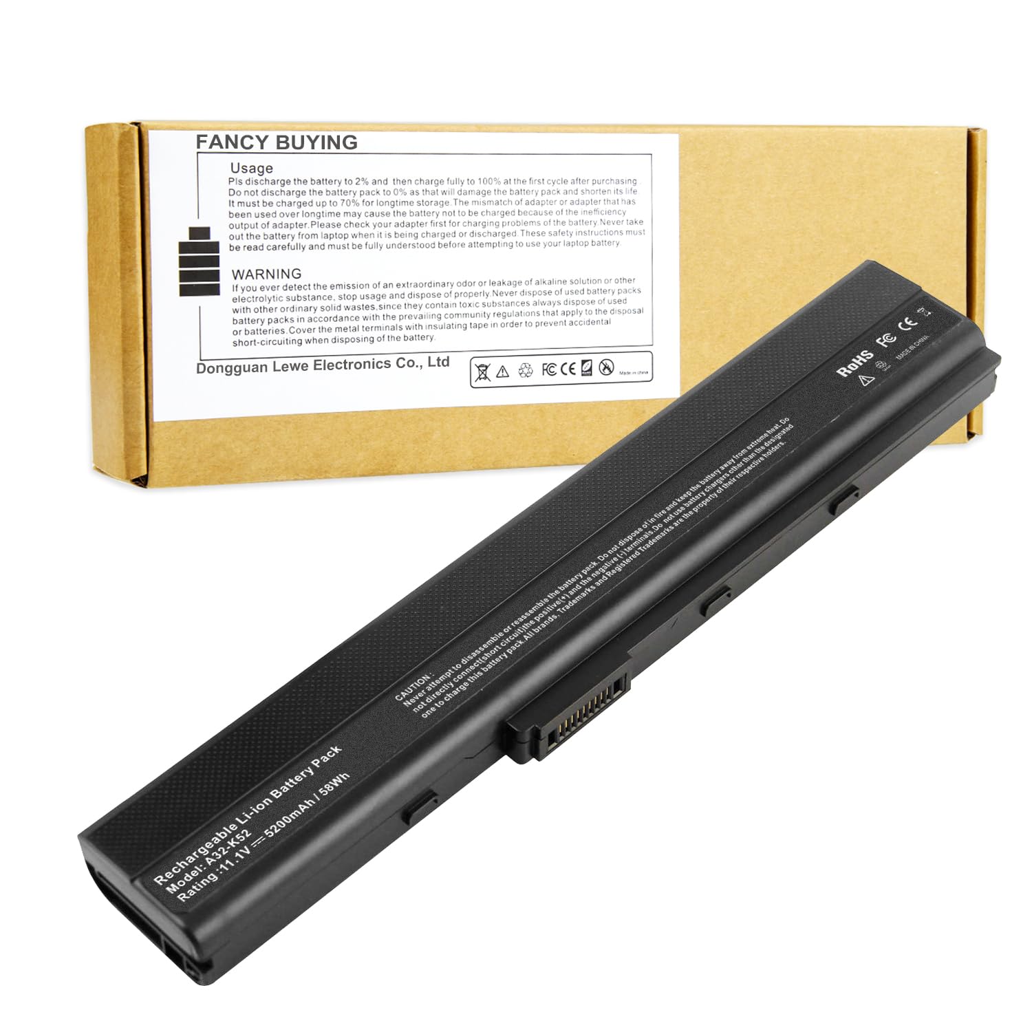 A32 K52 Laptop Battery For Asus A52F A52J K52F X52N X52J X52F K52D K52J X5Ij K52 K52D K52De K52De Ex064V K52F B1 K52F Bbr5 K52F 
