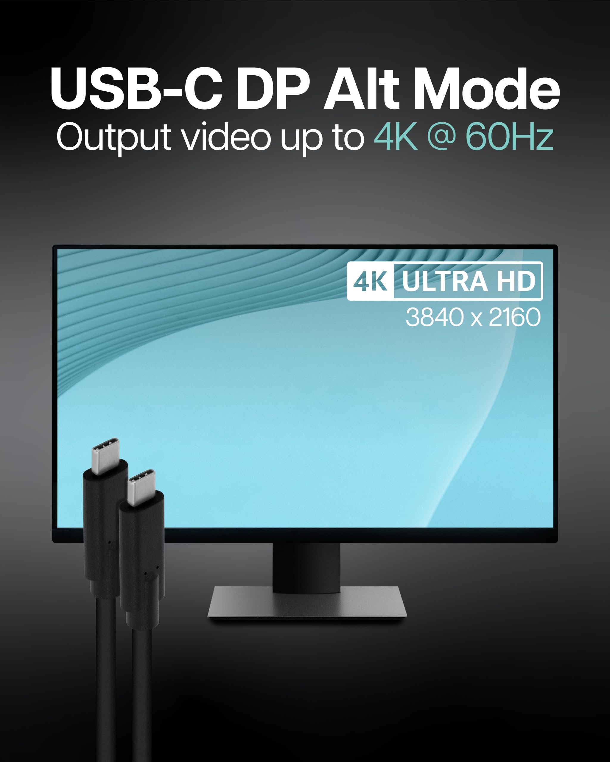 Visiontek Usb-C To Usb-C 3.1 Gen 2 Cable - 100W Power Delivery - 10Gbps - Dp Alt Mode - 901524