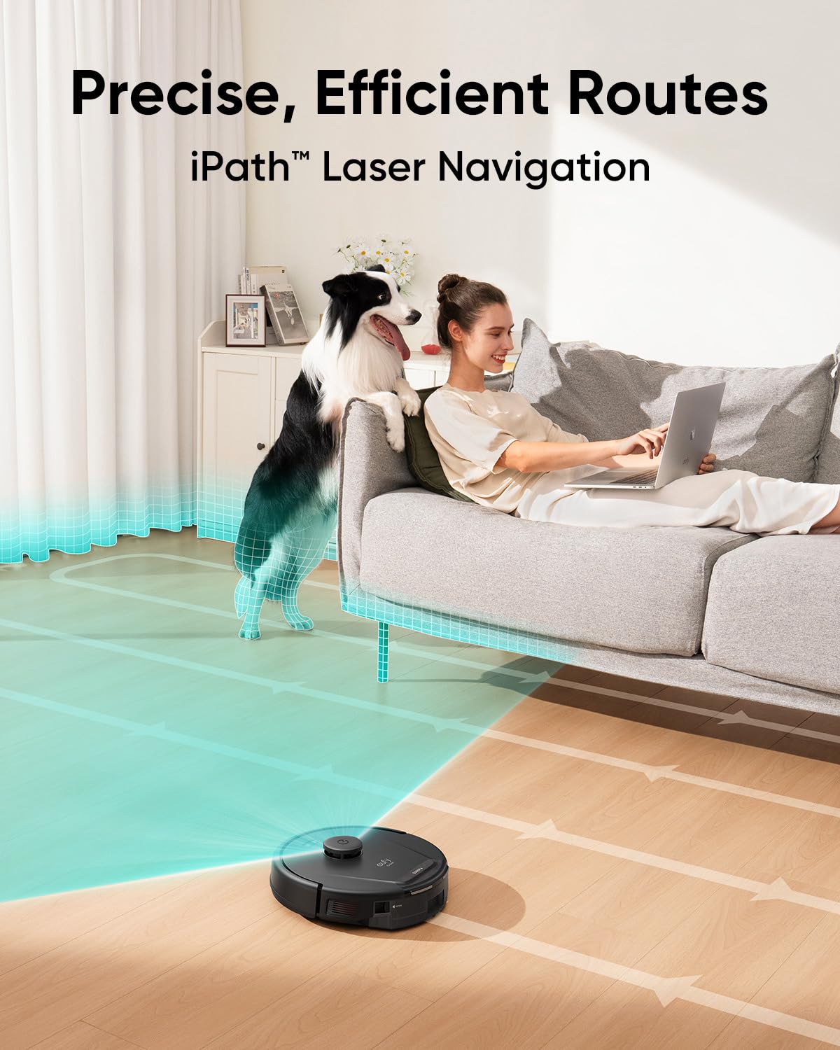 Eufy L60 Robot Vacuum With Self Empty Station, Hair Detangling Technology, Up To 60 Days Hands Free Cleaning, 5,000 Pa Suction,