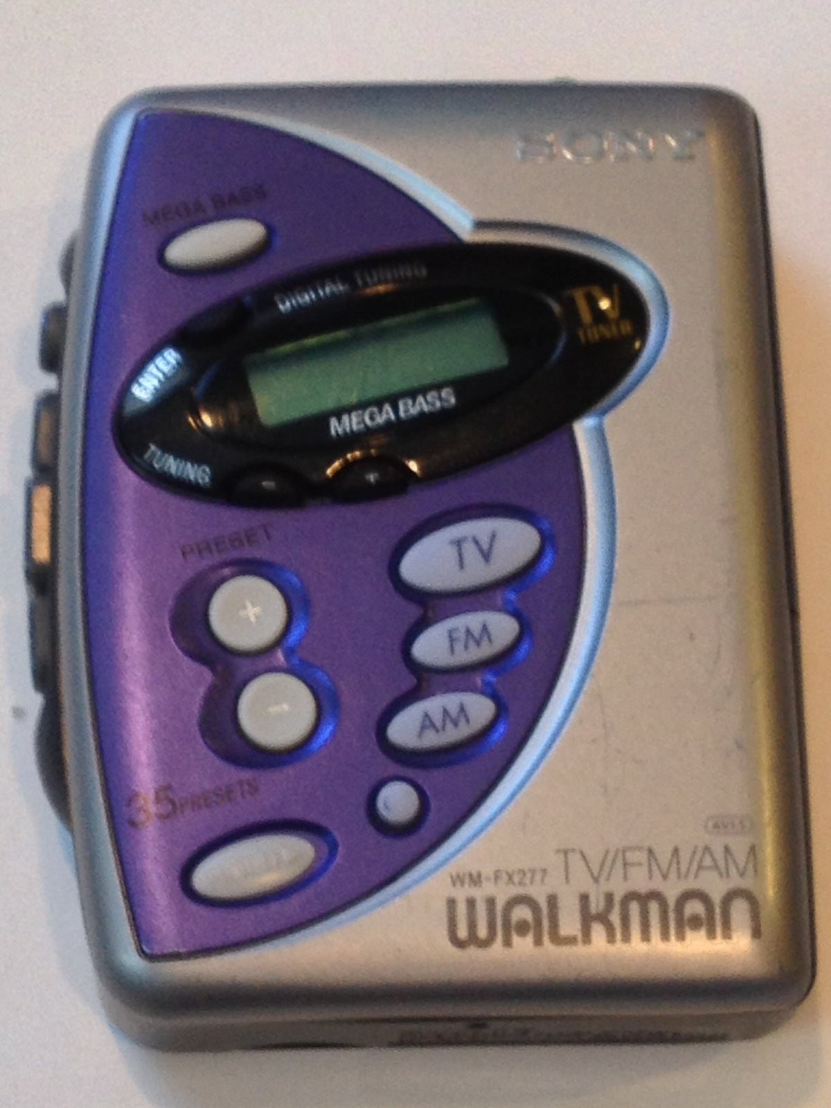 Sony WMFX277 Digital AM/FM Stereo Cassette Walkman