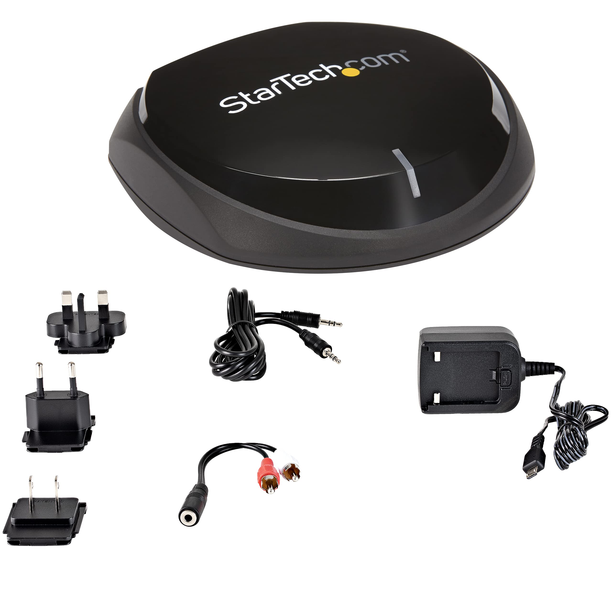 Startech.Com Bluetooth 5.0 Audio Receiver Nfc, Bt/Bluetooth Wireless Audio Adapter, 3.5Mm/Rca Or Digital Toslink Output, Hifi Wo