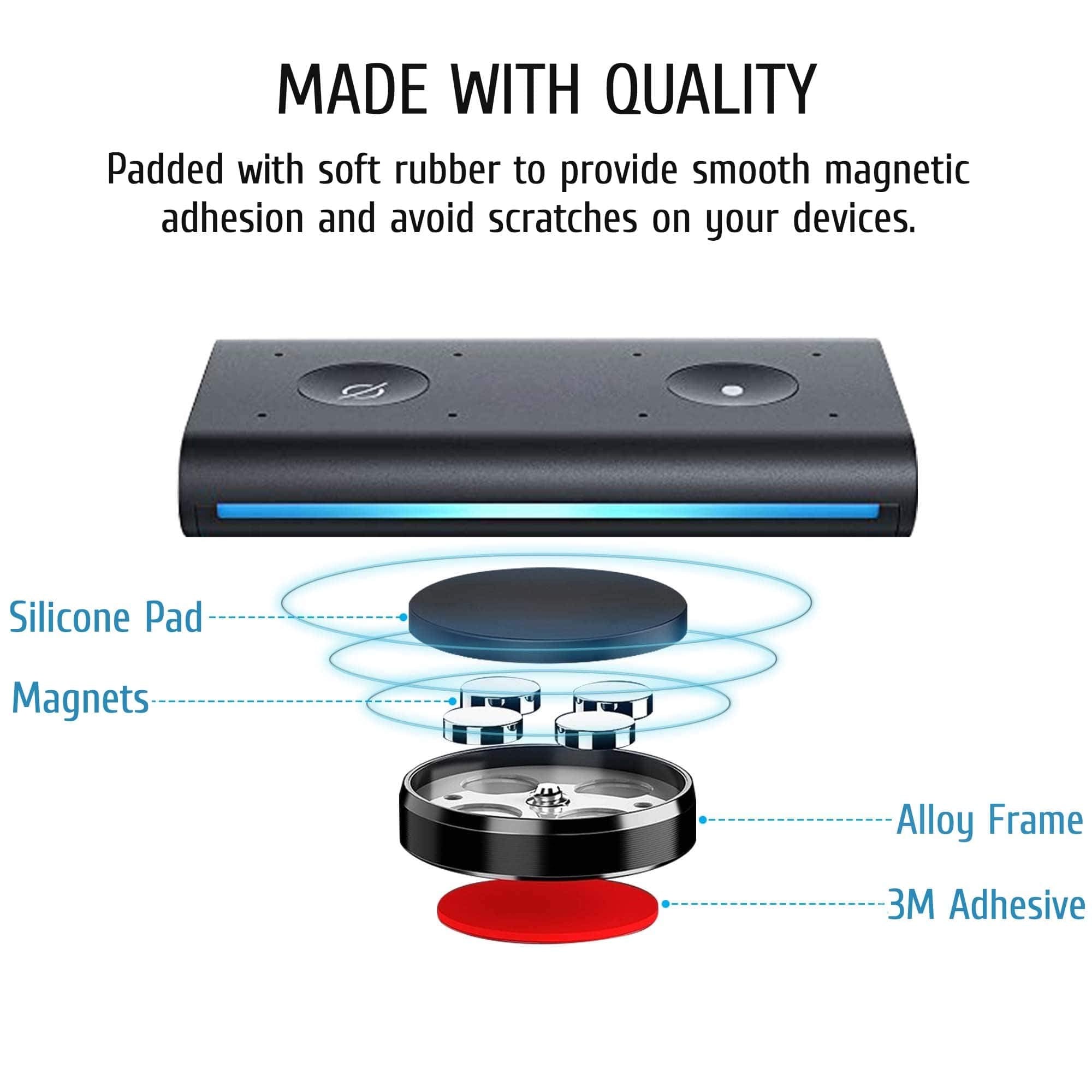 Nebudo Auto Mount For Car Magnetic Bracket Dash Stick On Holder Car Accessories, Universal Dashboard Car Mount Suitable For All