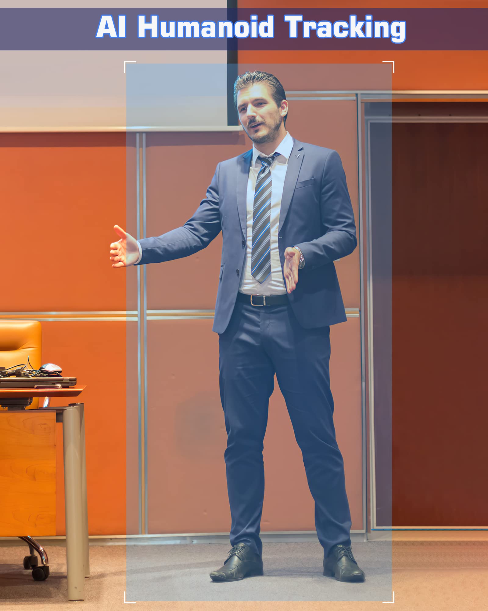 Chameye Ndi Ptz Camera 20X Optical Zoom Ai Auto Tracking Ptz Camera With Lcd Display, 3G Sdi Ip 1080P 60Fps Poe Live Streaming H