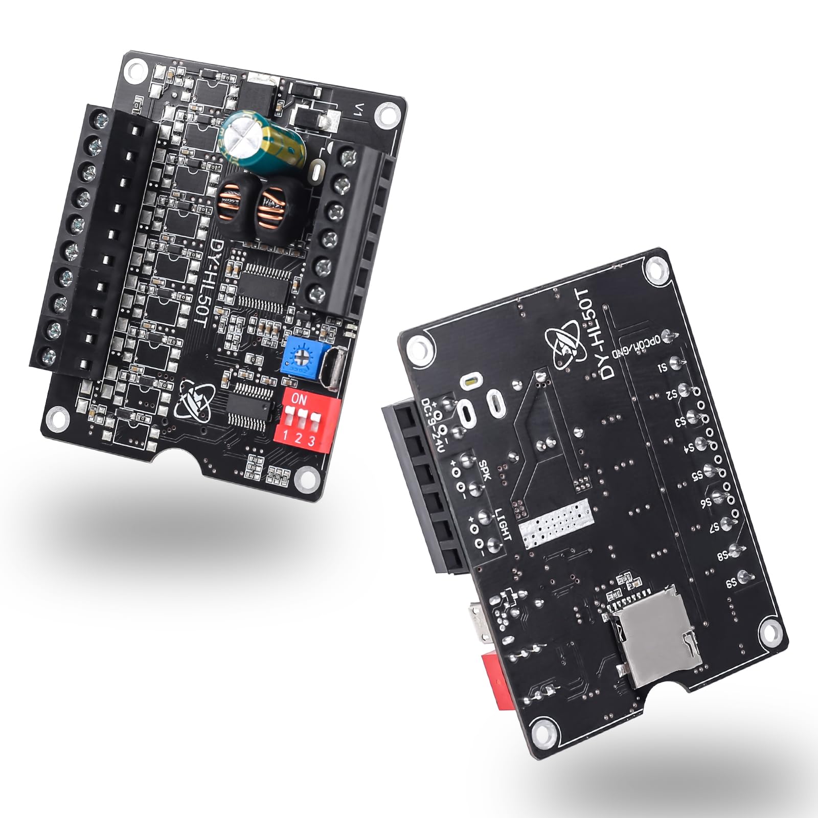 1 Pc 60W Voice Playback Module Support Tf Card(32Gb Max), Pemenol Dc 9 24V Sound Module Music Player Voice Broadcast Device Supp