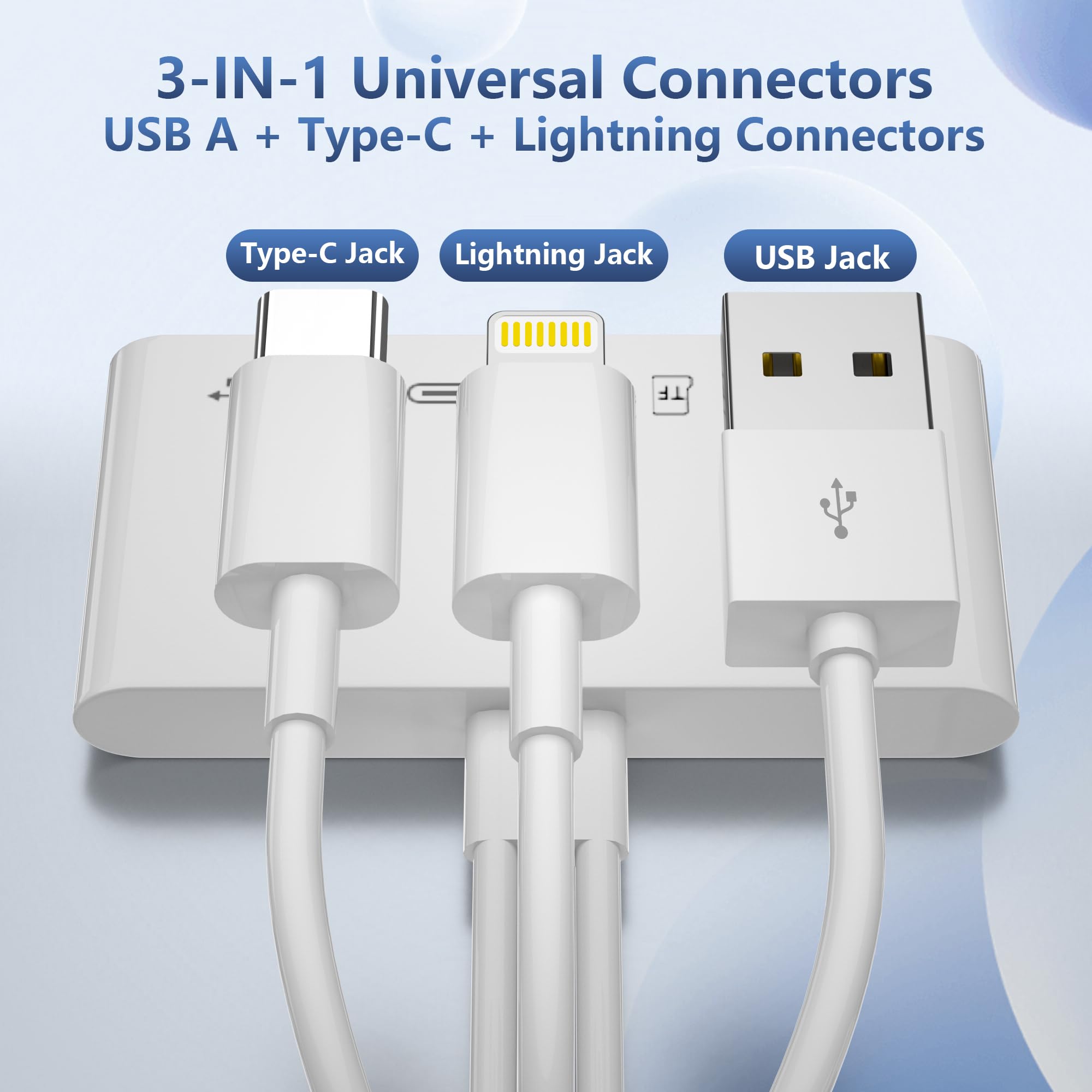 Sd Card Reader For Iphone Ipad Camera   5 In 3 Digital Camera Adapter With Sd/Tf/Micro Sd Card+2*Usb Adapter+Usb C Audio Adapter