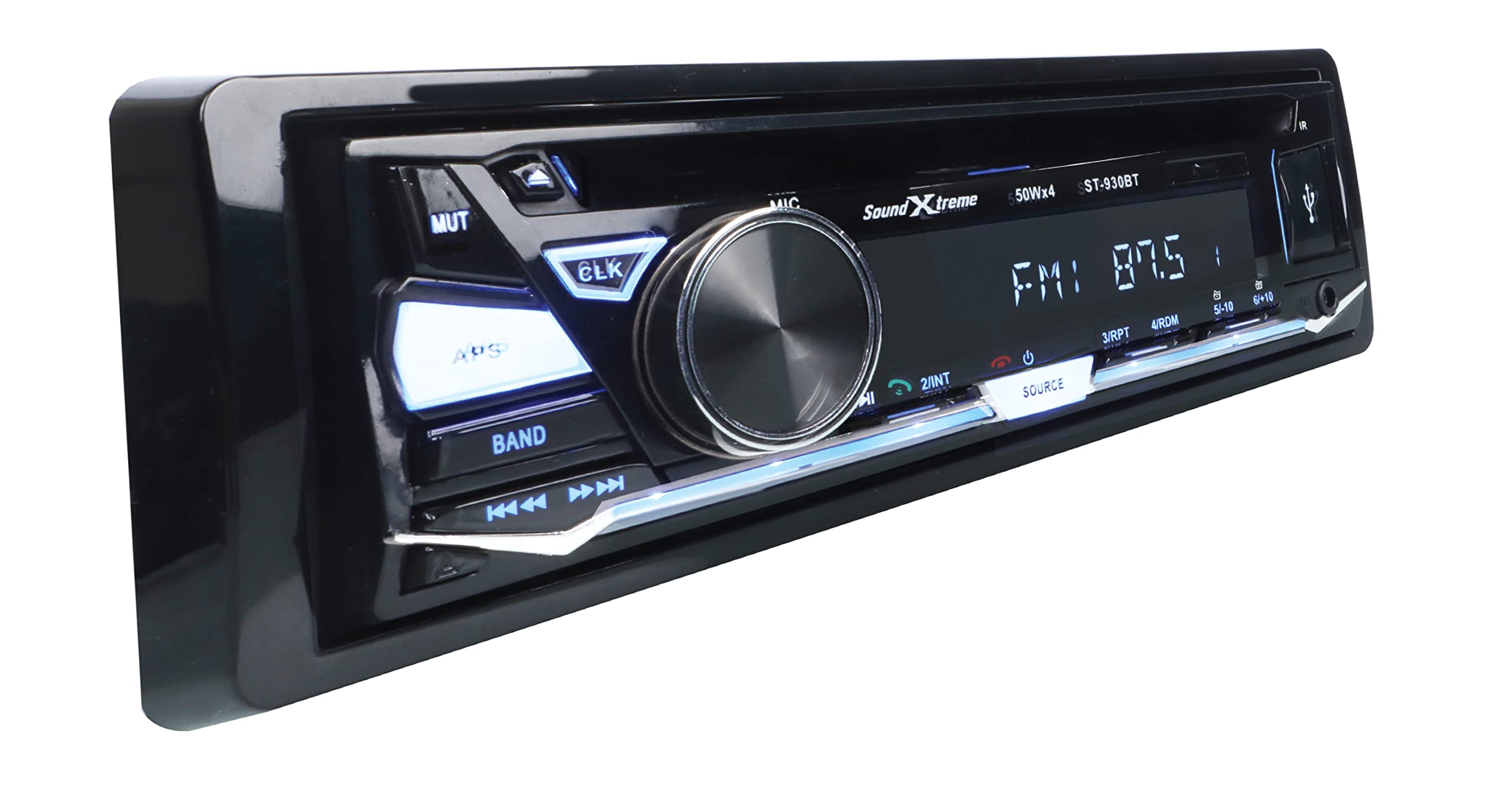 Soundxtreme St 930Bt Single Din Cd Car Stereo Bluetooth, Usb Sd & Aux Input Cd / Mp3 Car Audio Receiver Compatible With Mp3/Wma/