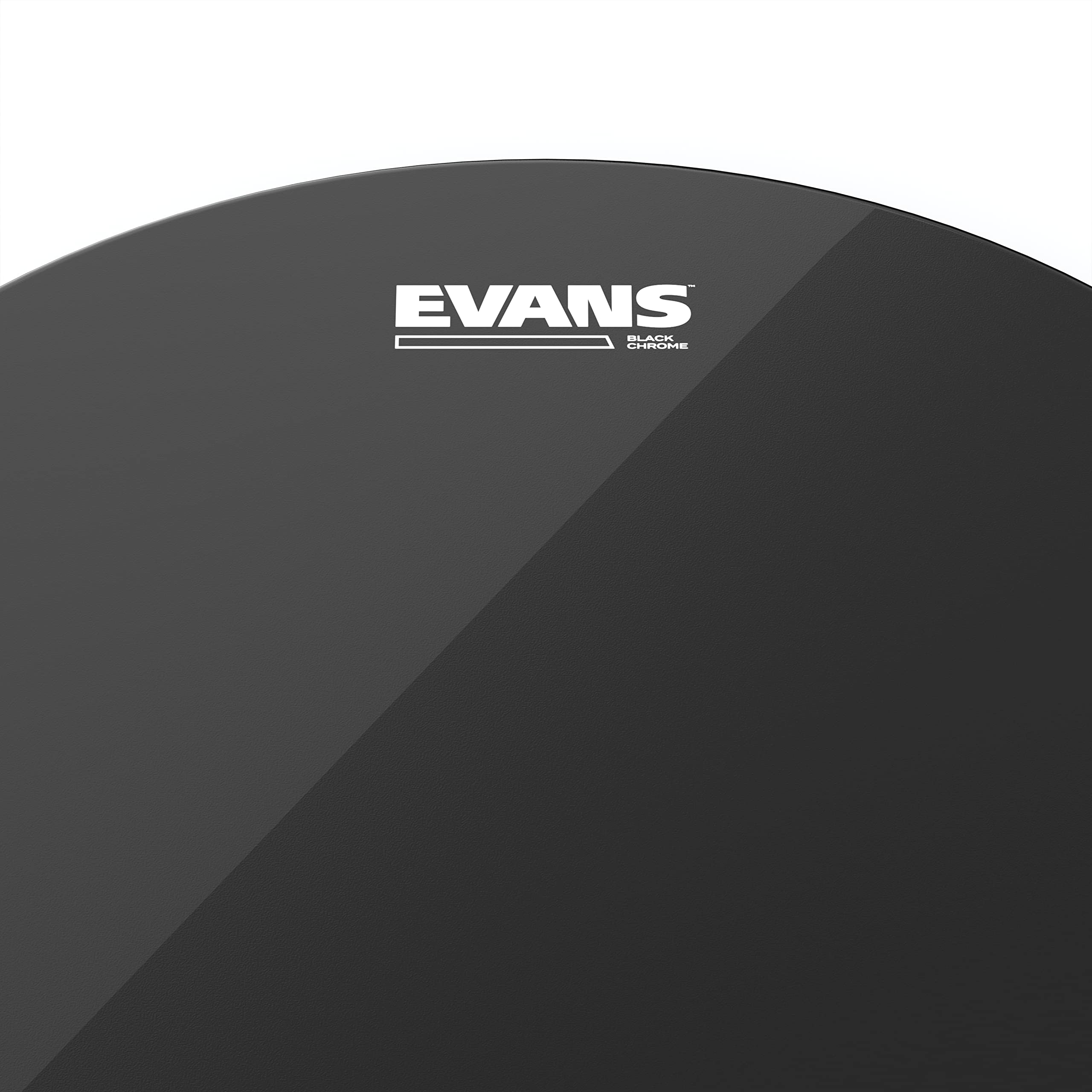 Evans Drum Heads - Black Chrome Tom Drumhead, 10 Inch