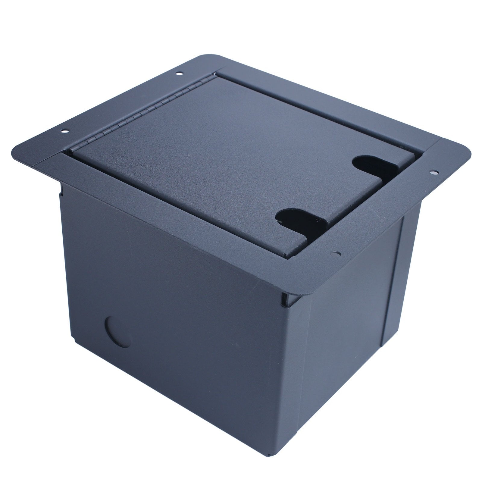 Mcsproaudio Recessed Floor Stage Box: 4 Xlr Female, 2 Xlr Male, 2 1/4' Trs And 1 Cat5   Prewired