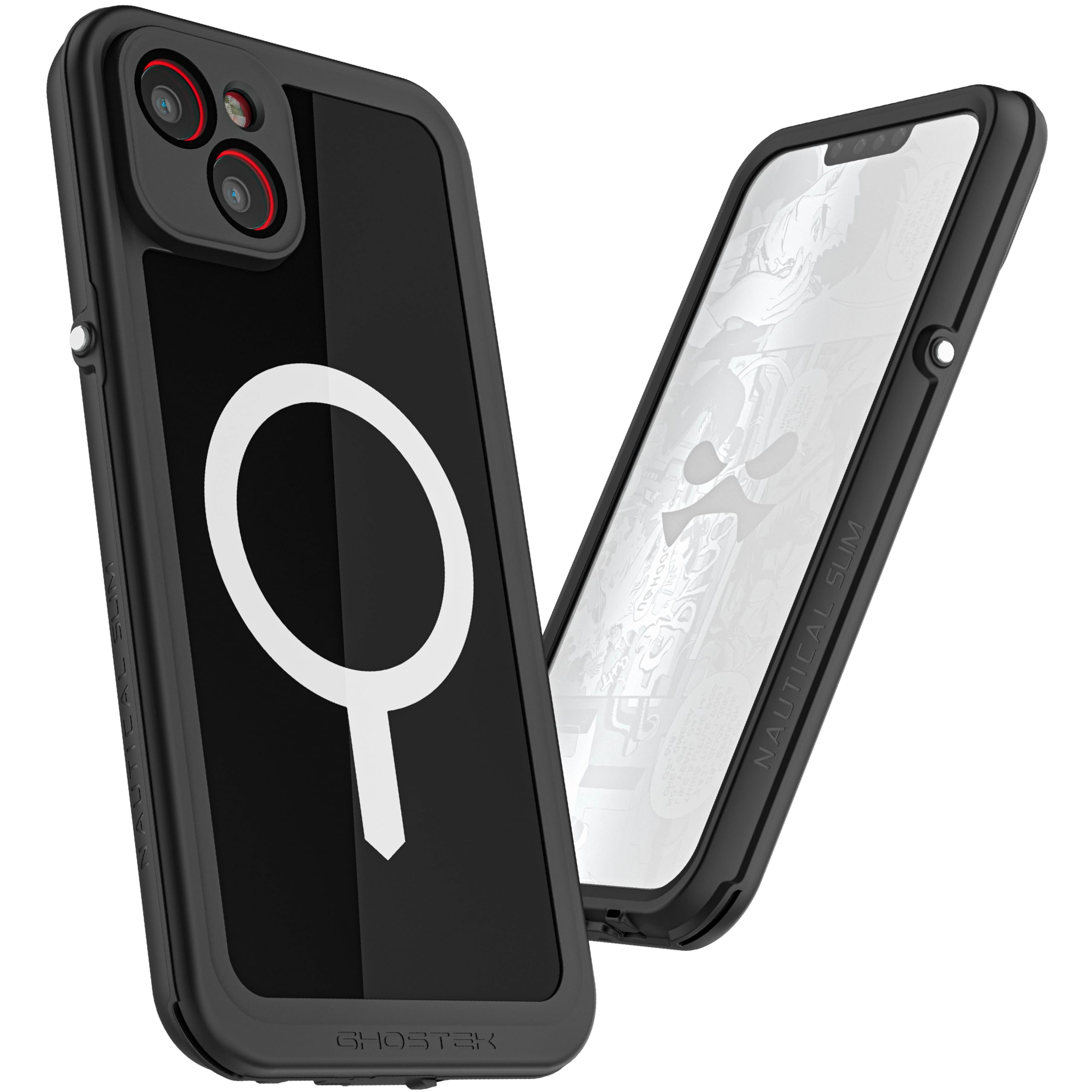 Ghostek Nautical Slim Iphone 14 Plus Case Shockproof Waterproof With Screen Protector And Magsafe Magnet Built In Wireless Charg
