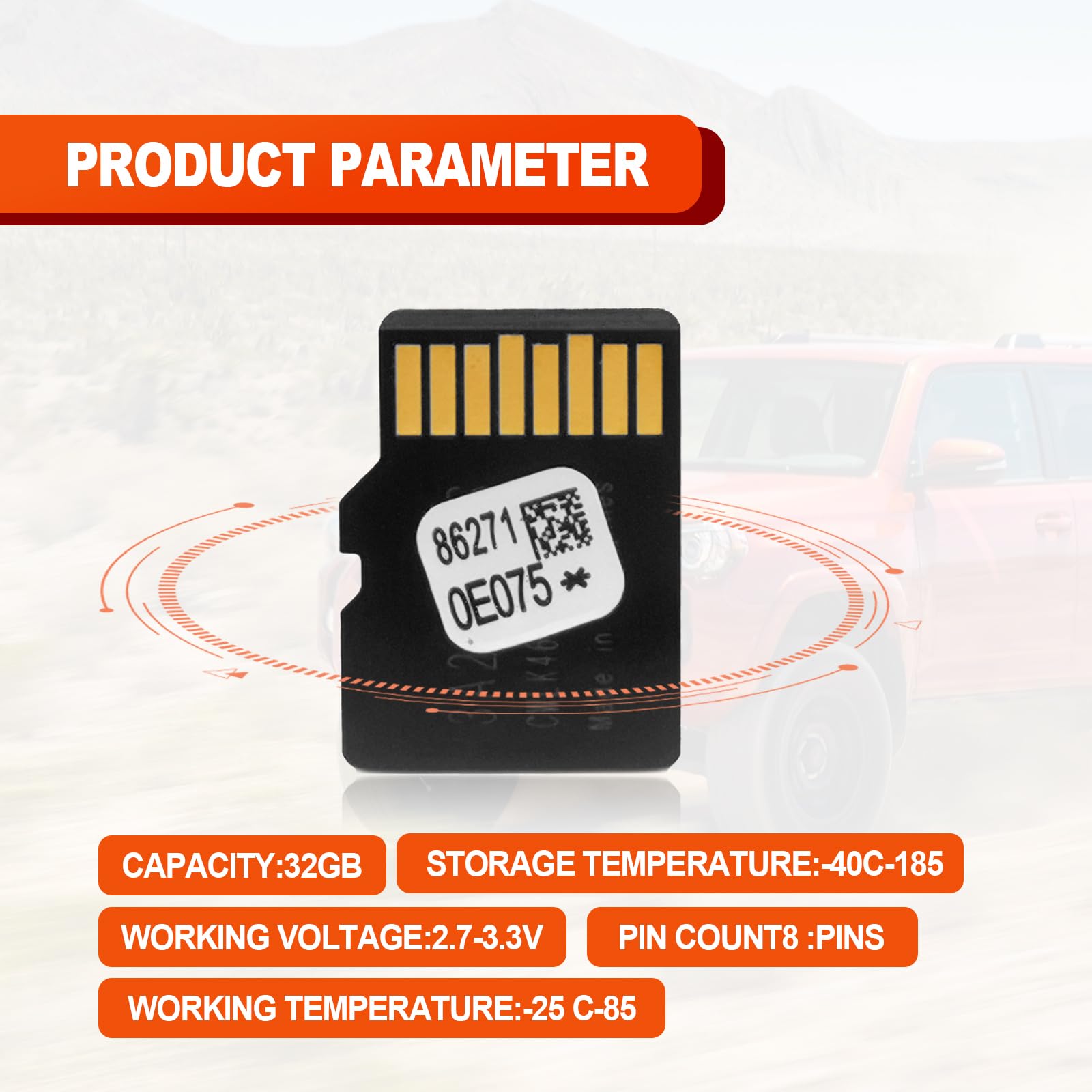 2023 Latest Updated Car Navigation Sd Card, 86271 0E075 Us And Canada Maps Micro Sd Card For Upgrading Your Car Gps Navigation S