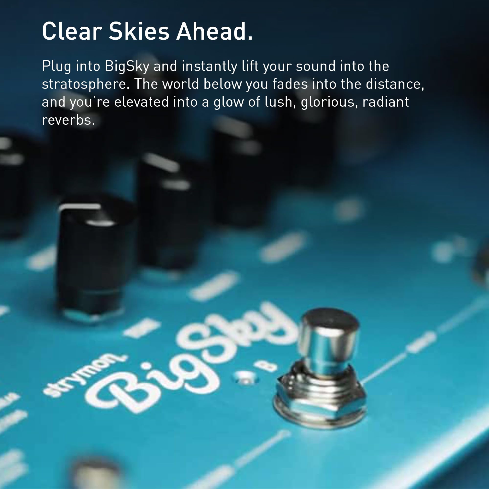 Strymon Bigsky Multi Reverb Guitar Effects Pedal With 12 Unique Reverb Machines For Electric And Acoustic Guitar, Synths, Vocals And Keyboards