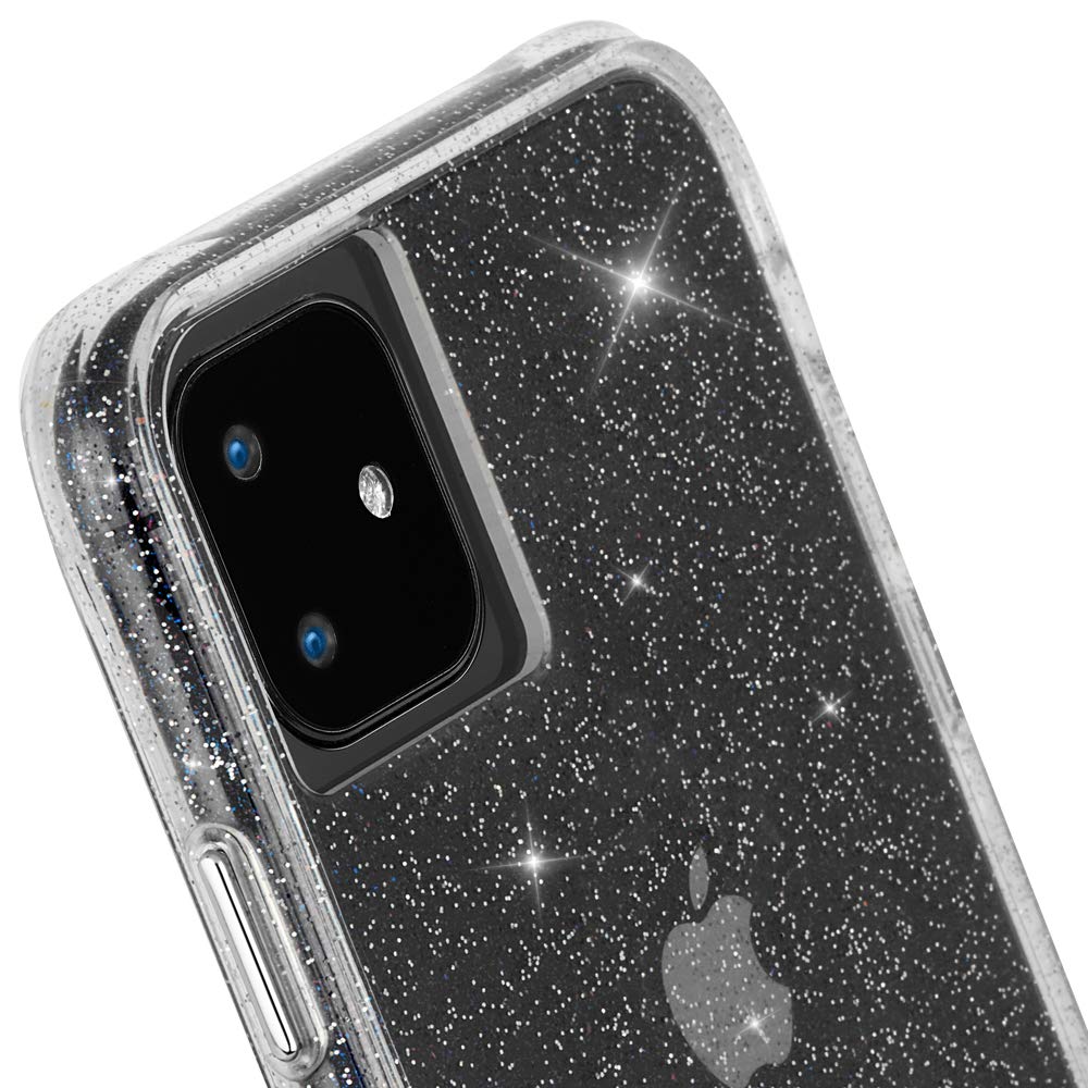 Case Mate   Sheer Crystal   Sparkle Case For Iphone 11   Protective Design   6.1 Inch   Crystal Clear