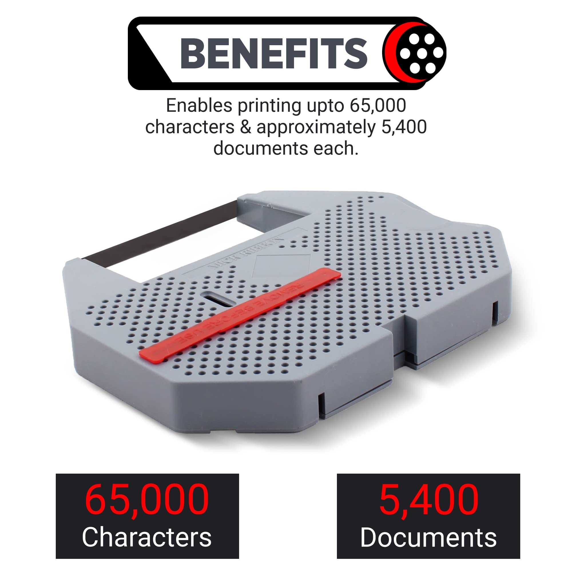 Ubicon Te1800/1900 Micr Ribbons For Standard Register Series (6 Ribbons)
