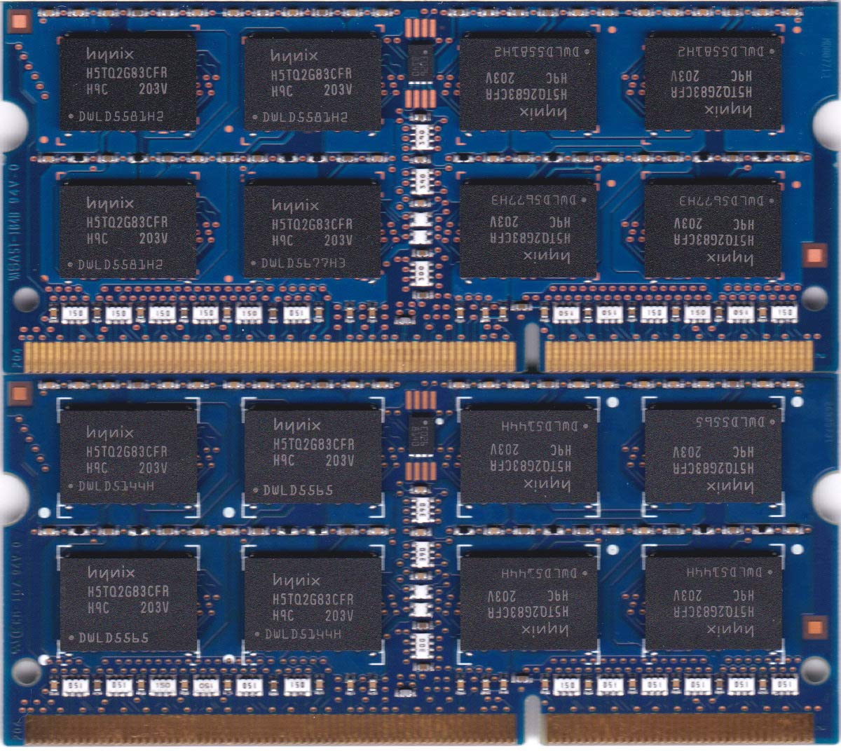 Hynix 8Gb 2 X 4Gb Pc3 10600S Ddr3 1333 Sodimm Laptop Memory Kit Lenovo 55Y3717