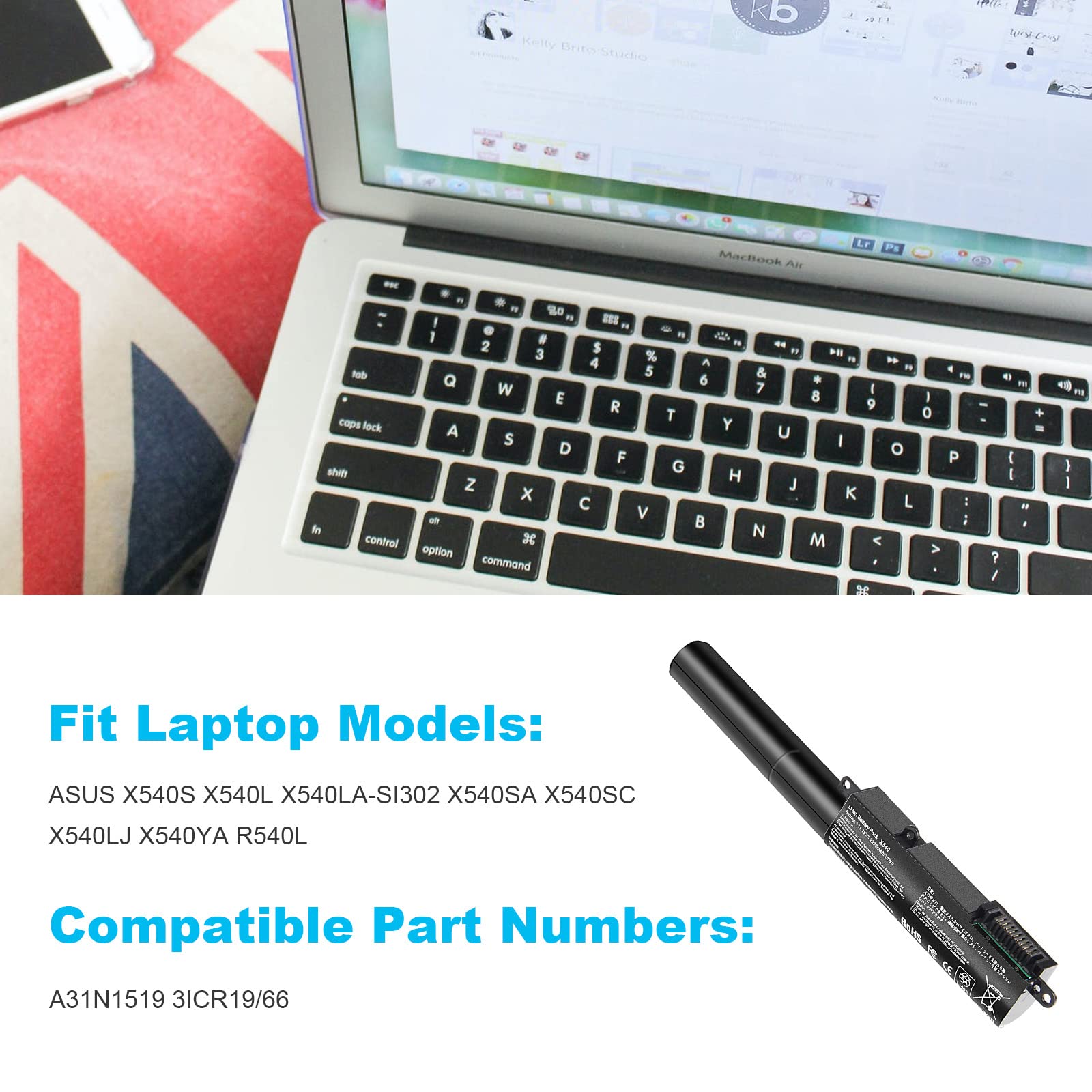Fancy Buying New A31N1519 Laptop Battery For Asus X540 X540S X540Sa R540Sa X540L X540Lj X540La Si302 X540La X540Sc X540Ya Series