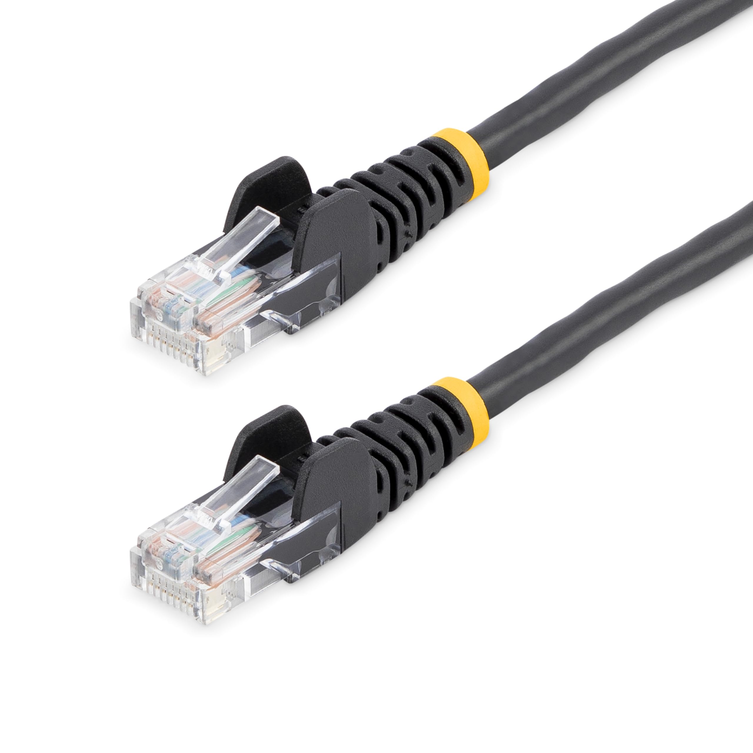 15 Ft Black Cat5E Snagless Patch Cable