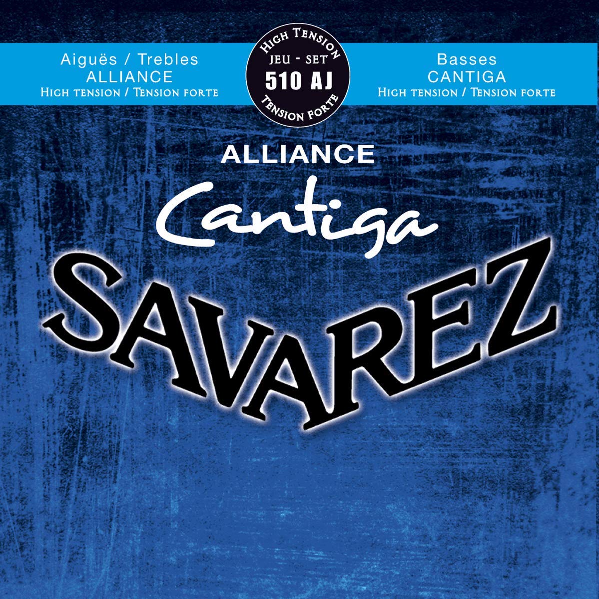 Savarez 510Aj Nylon Classical Guitar Strings, High Tension