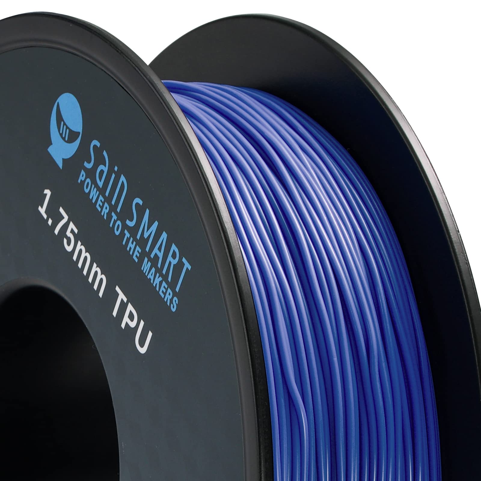 Sainsmart 1.75Mm Flexible Tpu 3D Printer Filament 800G Solid Color, Dimensional Accuracy +/- 0.05 Mm (Galaxy Blue)