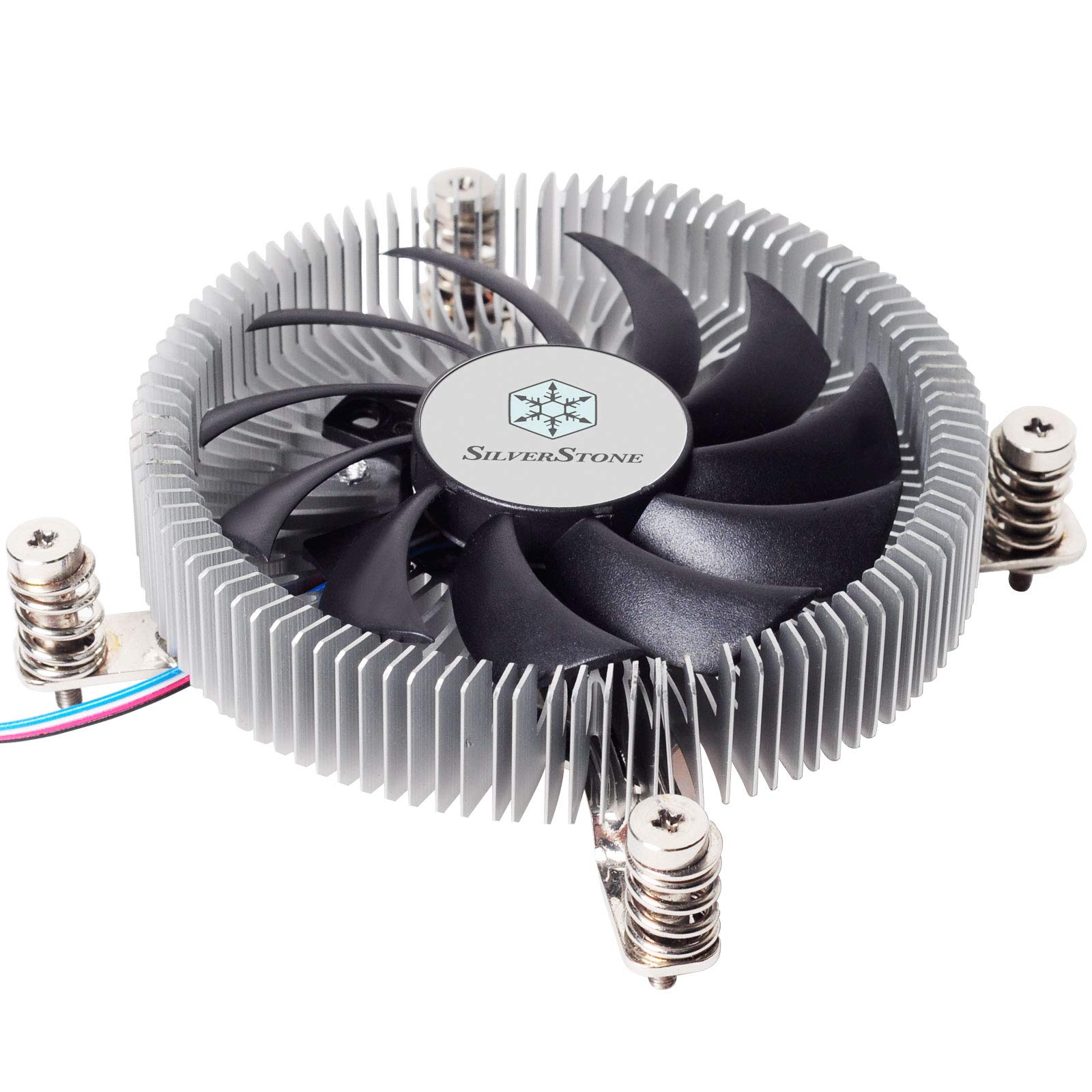 SilverStone Technology SSTNT07115XUSA LGA1150/1151/1155/1156/1200 CPU Cooler Low Profile 23mm Tall for 65W TDP Support with 8
