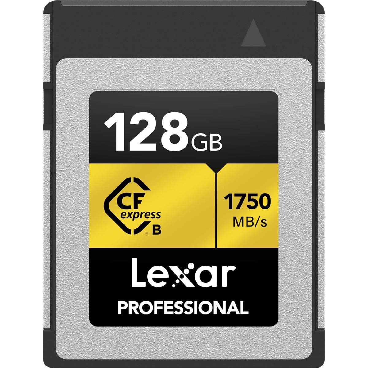 Lexar 128GB Professional CFexpress Type B Memory Card GOLD Series, Up To 1750MB/s Read, Raw 8K Video Recording, Supports PCIe 3.