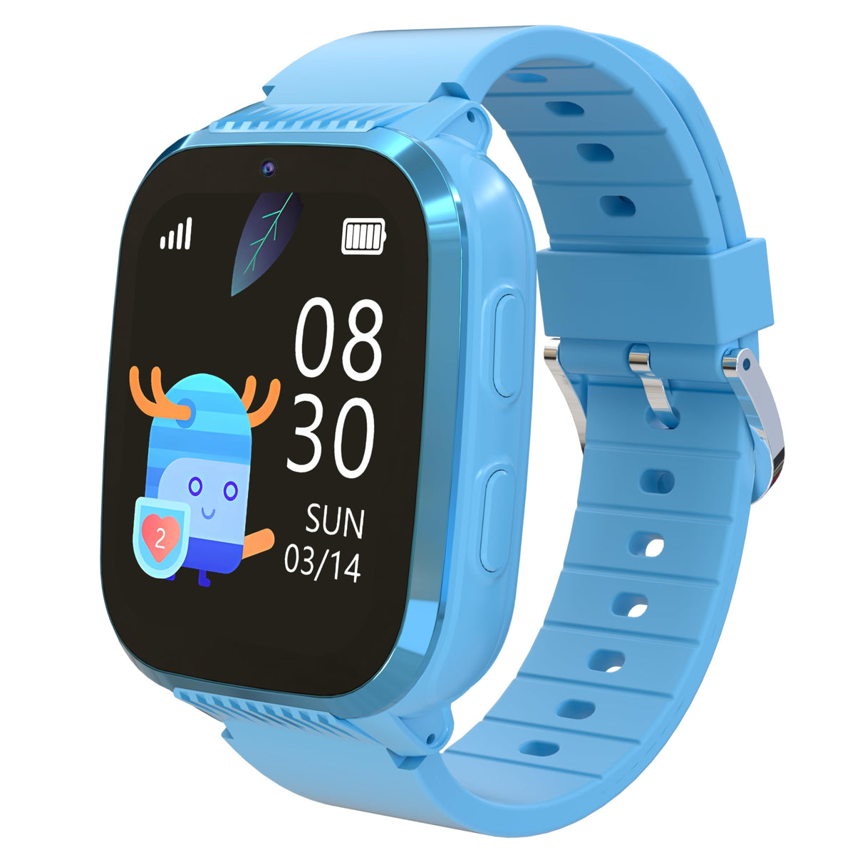 4G Kids Smart Watch Boys With Gps Tracker, Kids Cell Phone Watch With Video And Voice Calling Texting Camera One Key Sos School 