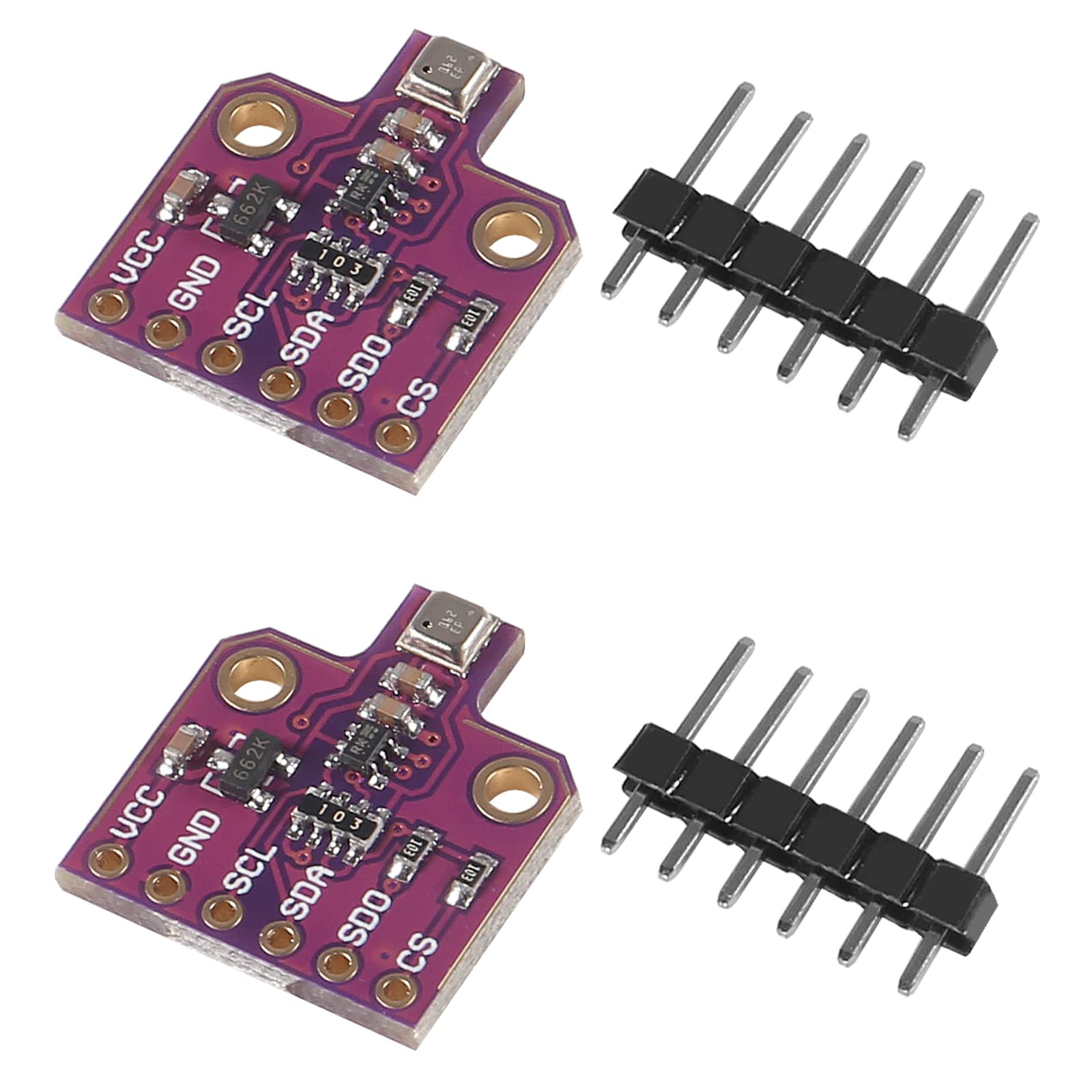 2Pcs Bme680 Temperature Humidity Pressure And Gas Sensor Breakout Board Module 3~5Vdc Cjmcu 680 Bme680 Sensor