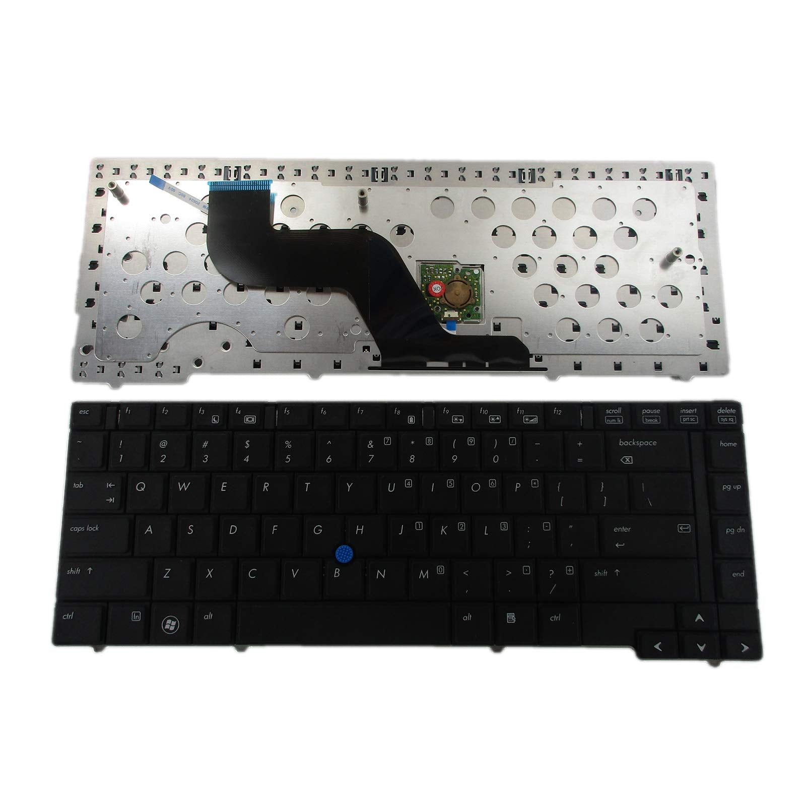 Sunmall Keyboard Replacement With Big Pointer Compatible With Hp Elitebook 8440P 8440W Series Black Us Laptop