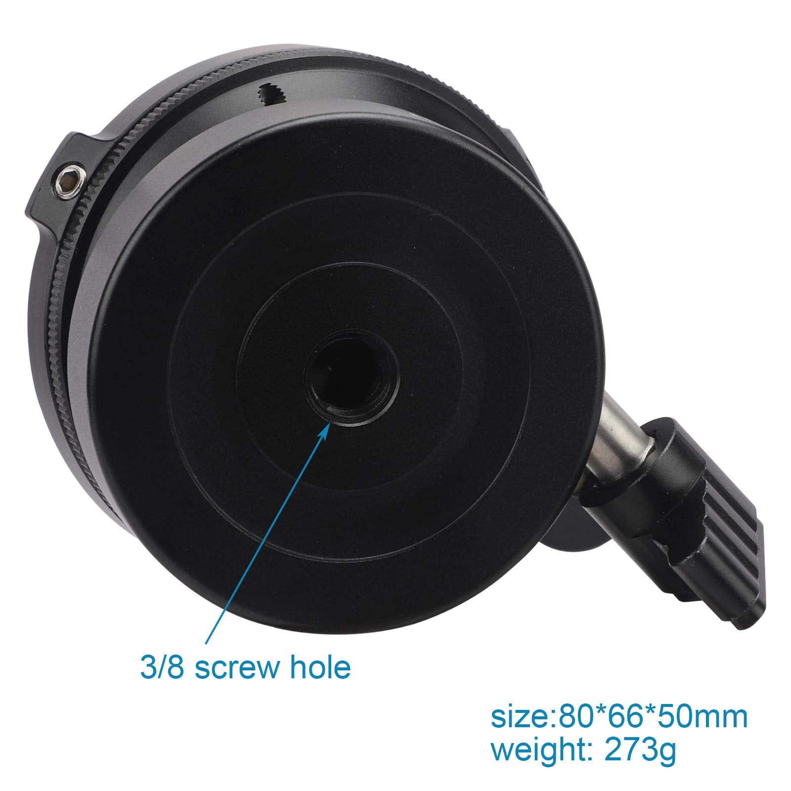 Tripod Leveling Base Half Ball Quick Tilted Up And Down 15 Degrees In Any Direction For Canon Nikon And Other Dslr Cameras Tripo