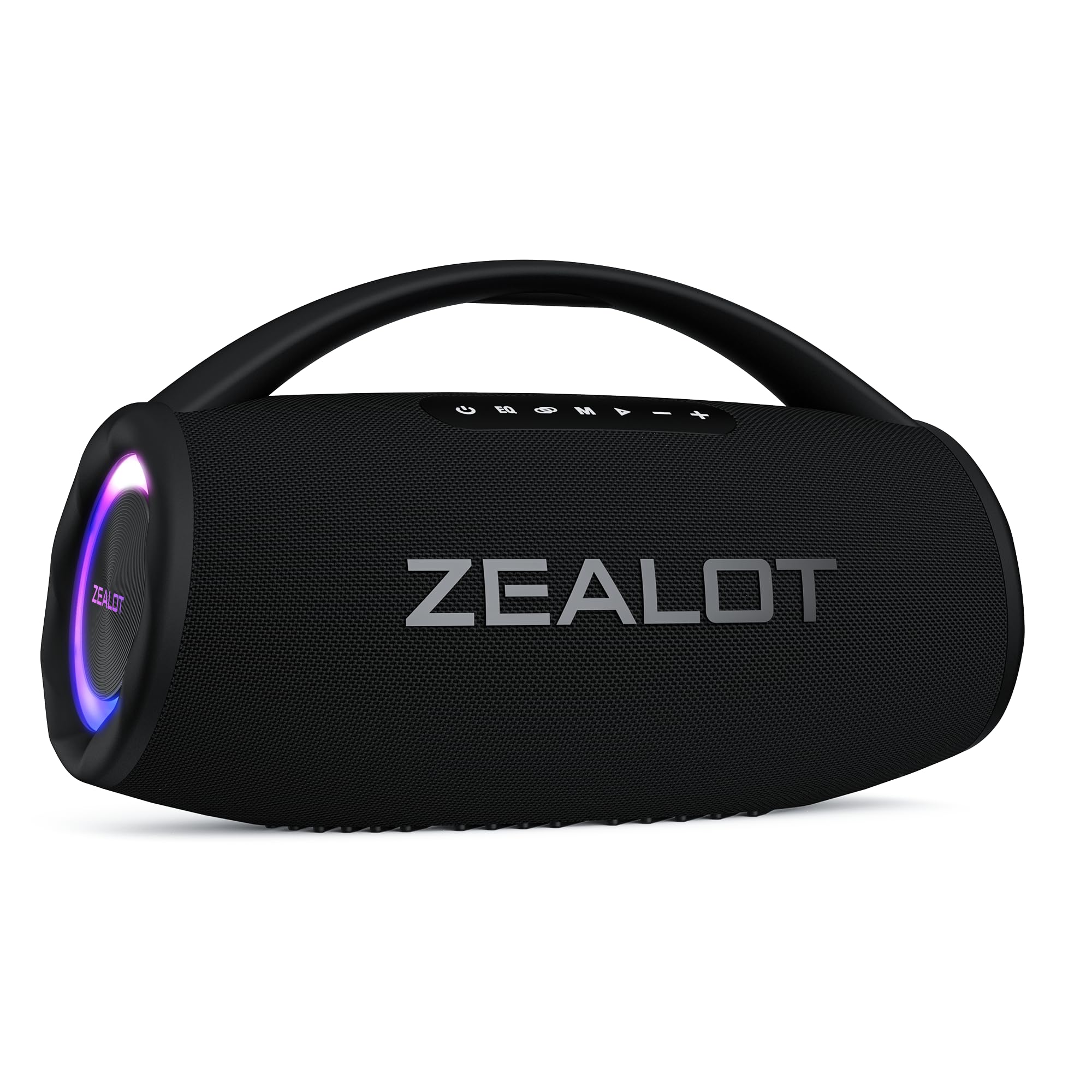 Zealot Bluetooth Speaker, 80W Portable Speaker Loud With Booming Bass, Dsp, Ip67 Waterproof Outdoor Speaker, Wireless, Powerbank, Bluetooth 5.2, Large Bluetooth Speaker For Camping, Beach, Gift