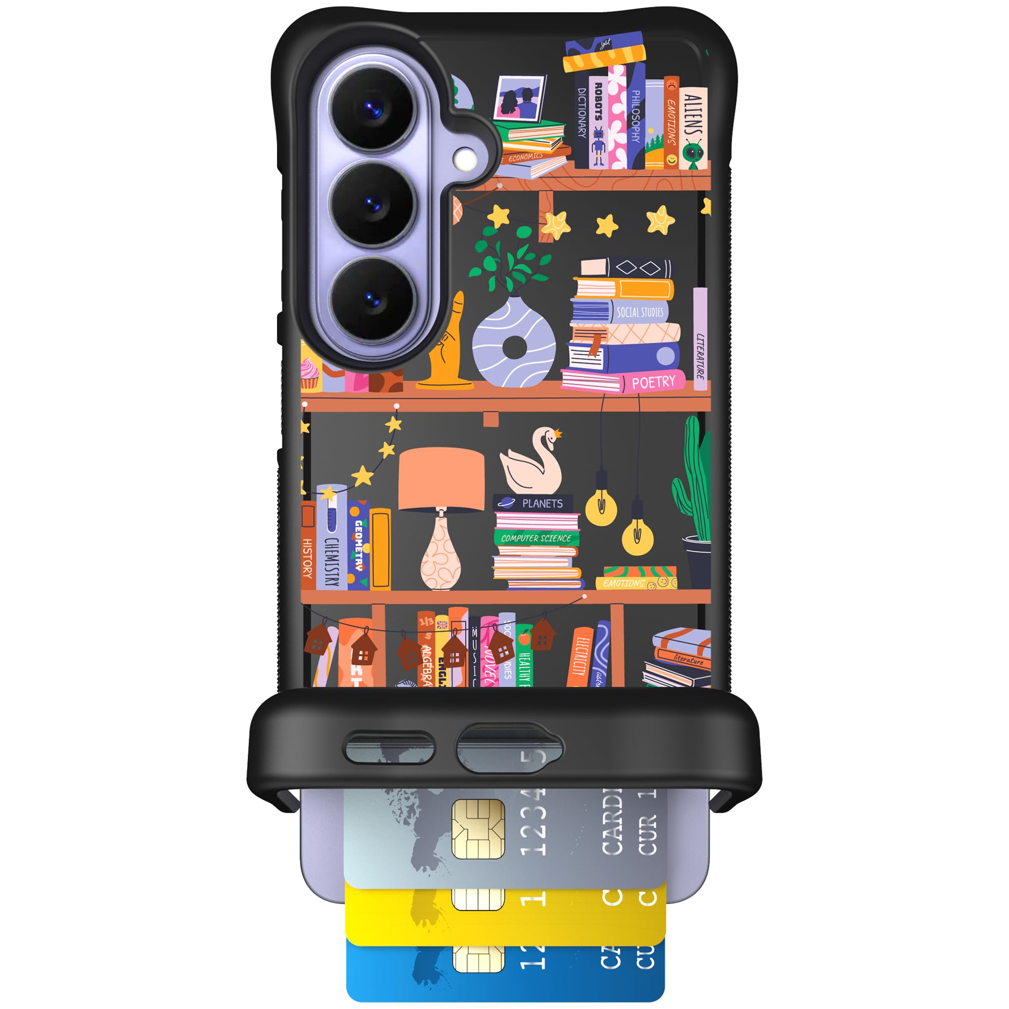 Scooch for Samsung Galaxy S26 Case with Card Holder, Wingmate Wallet Case with Hidden Card Slot and RFID Protection, Holds 3 to 