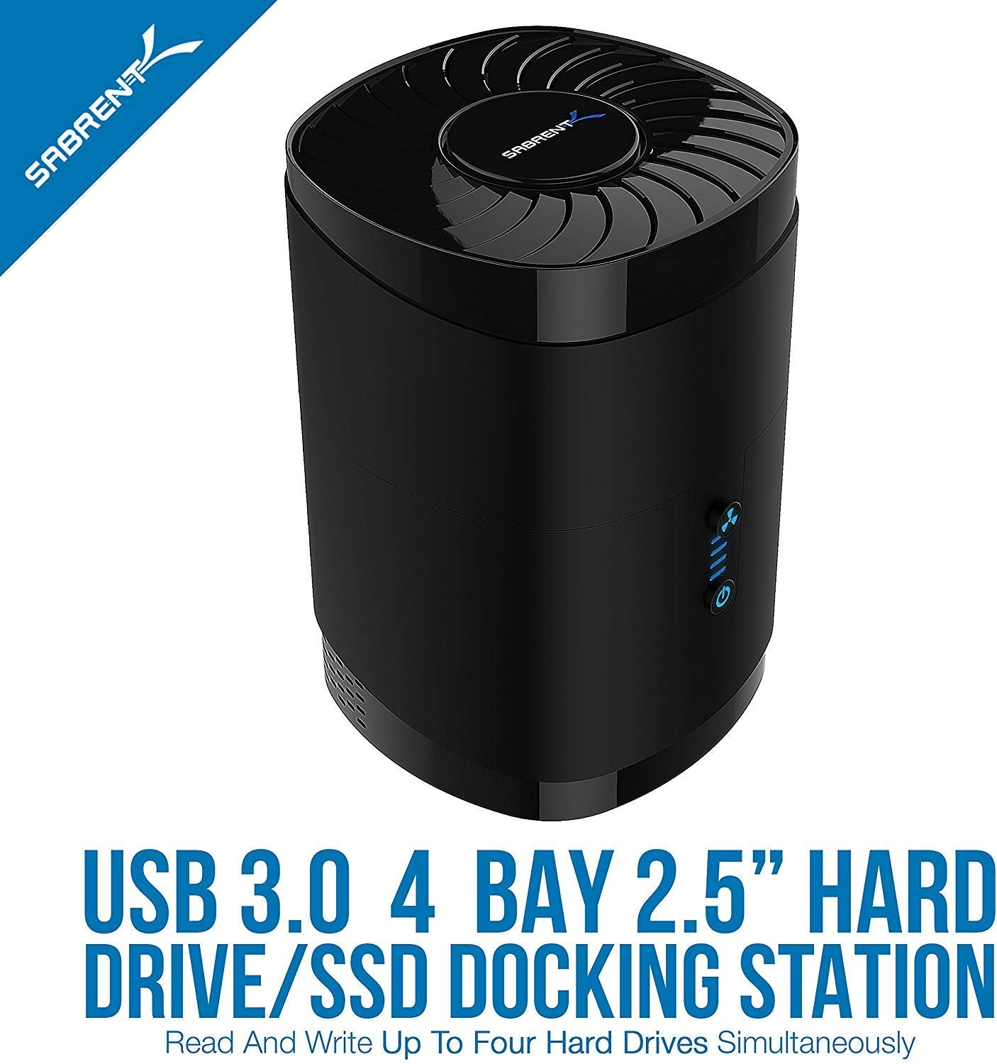 Sabrent Usb 3.0 4 Bay 2.5    Hard Drive/Ssd Docking Station With Fan (Ds 4Ssd)