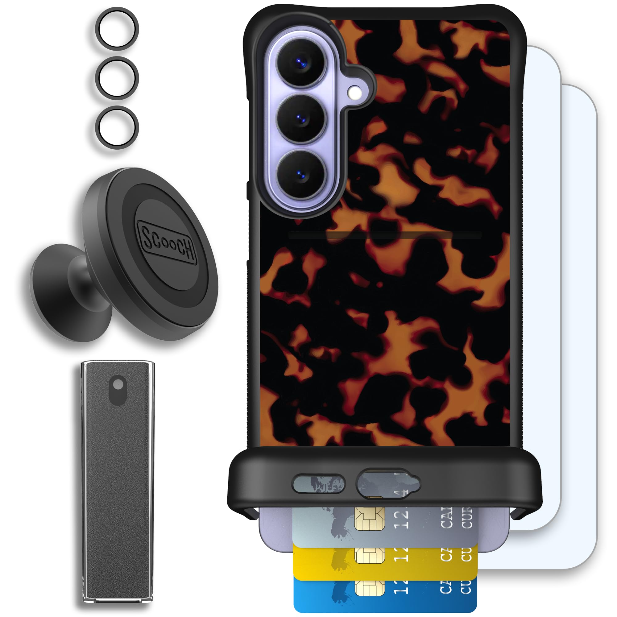 Scooch Wingmate for Samsung Galaxy S26+ Plus [Defender Bundle] with 2 Tempered Glass Screen Protectors, Camera Lens Protector, W