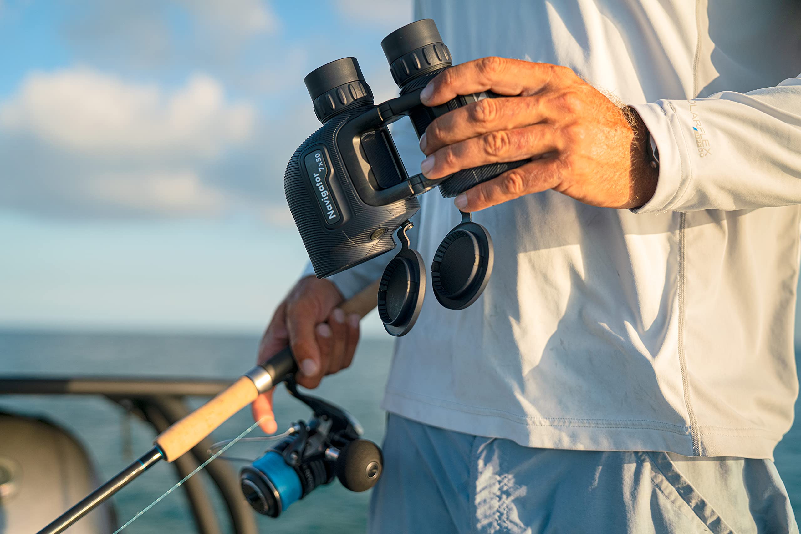 Steiner 7X30 Navigator Marine Binoculars With Open Bridge Design And Sports Auto Focus, No Compass