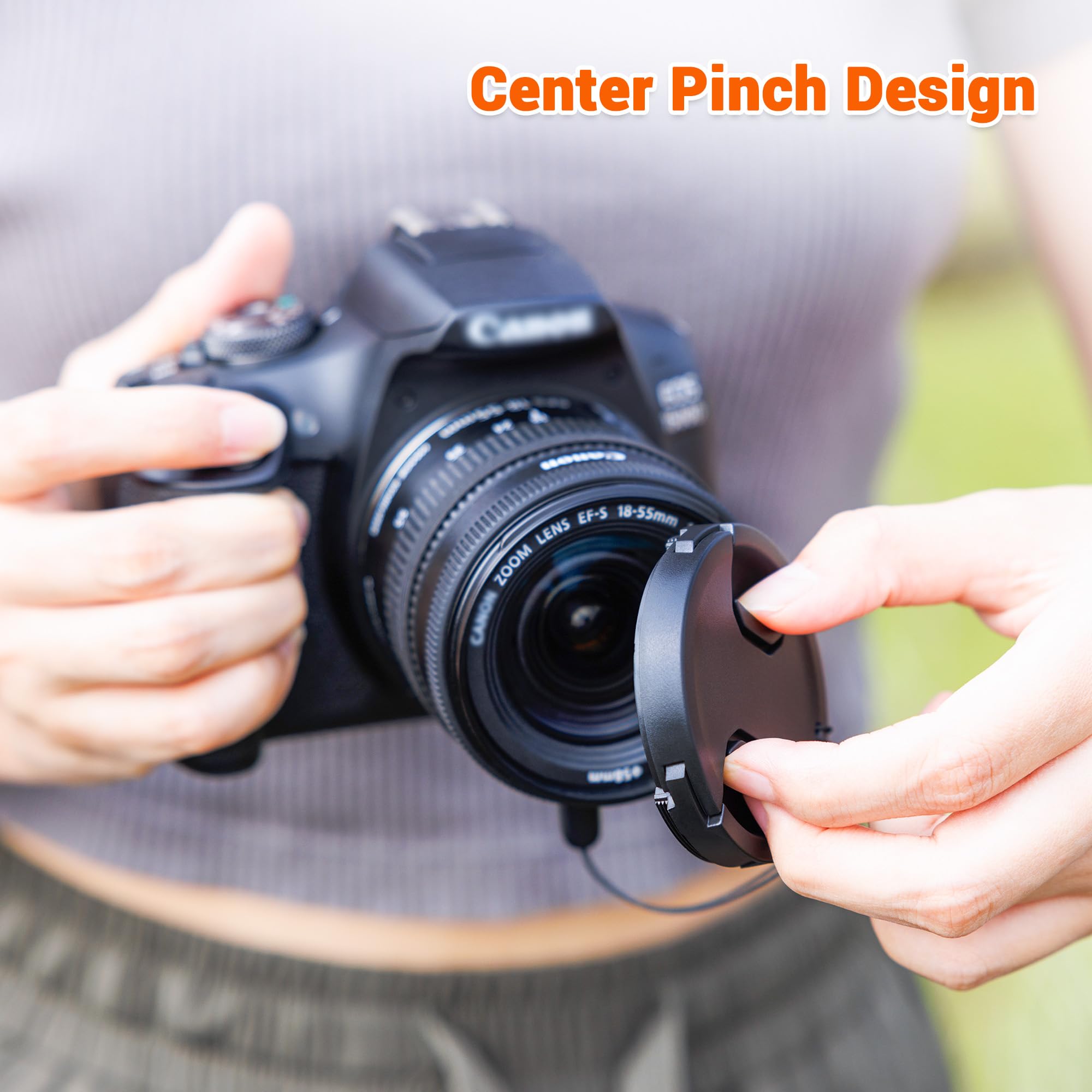 Jjc 2-Pack 77Mm Front Lens Cap Cover With Deluxe Cap Keeper For Canon Rf 14-35Mm F4 L Is Usm, Nikon Z 24-120Mm F4 S, Nikkor Z 28