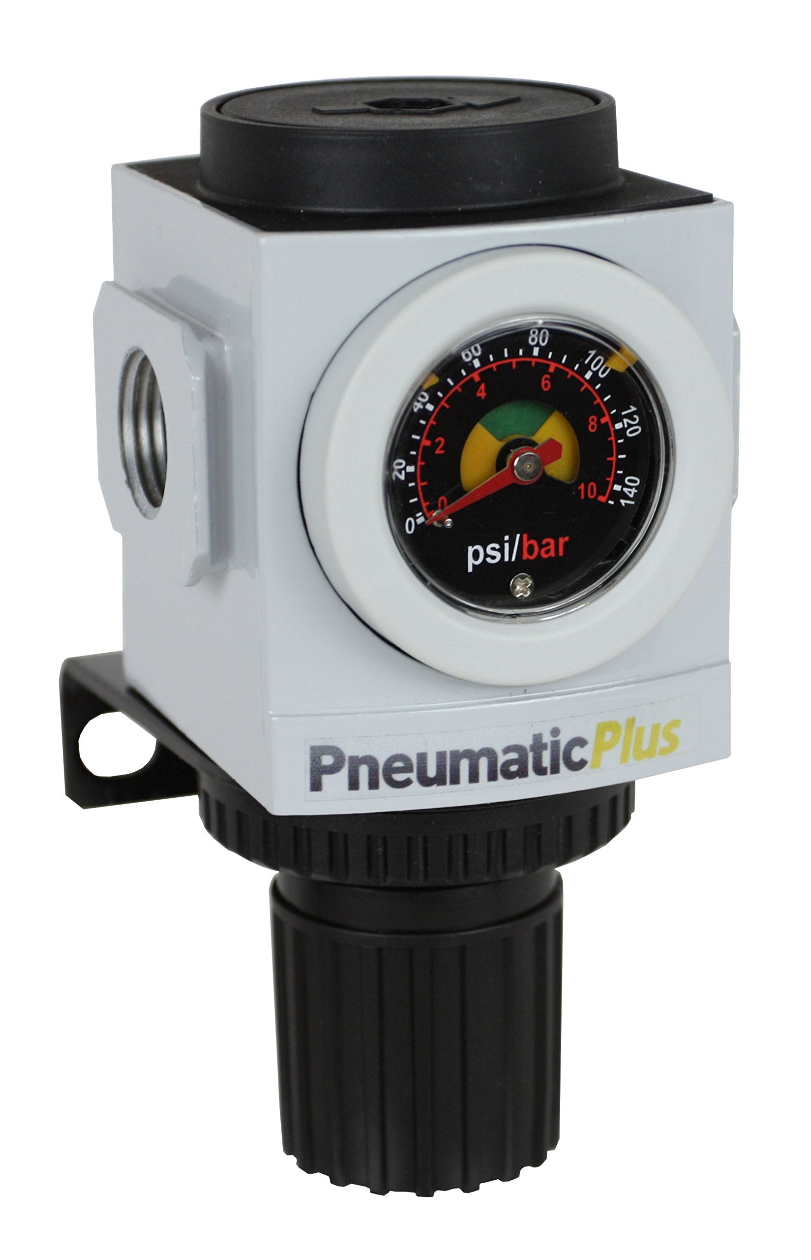 Pneumaticplus Ppr Series Compressed Air Pressure Regulator   Embedded Gauge & Bracket Included (1/2'' Npt)